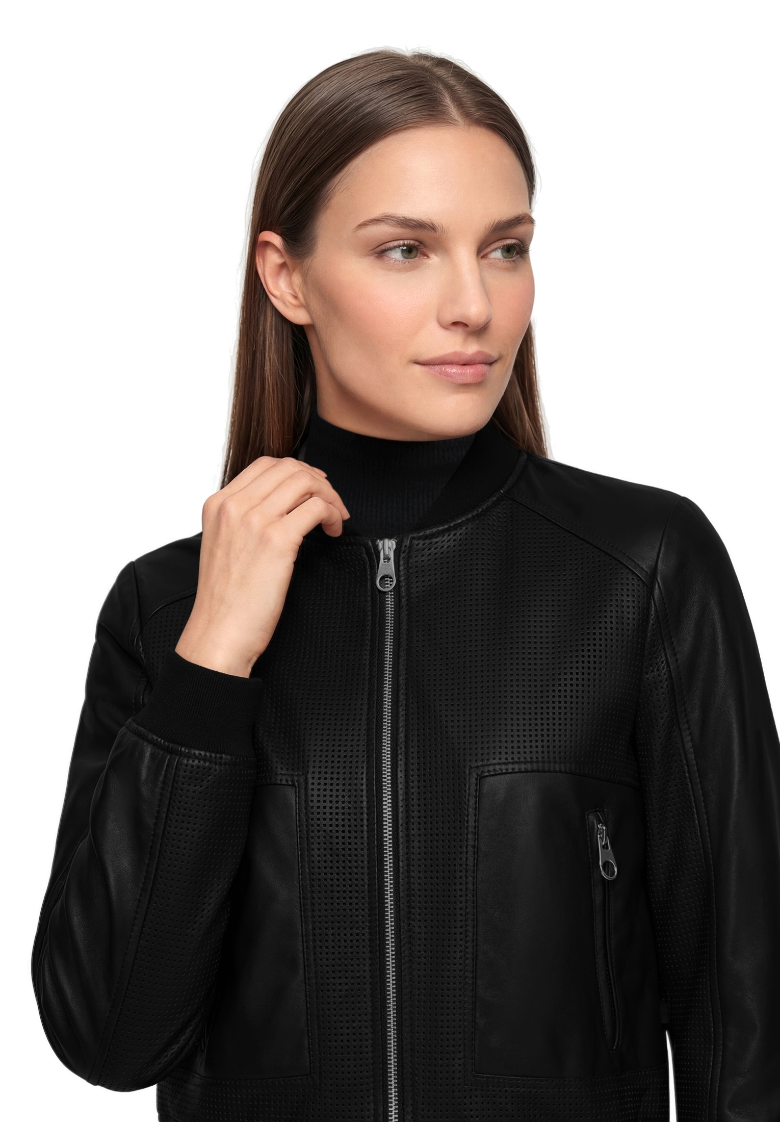 Amber & June Sommerjacke »Übergangsjacke mit Kragen«