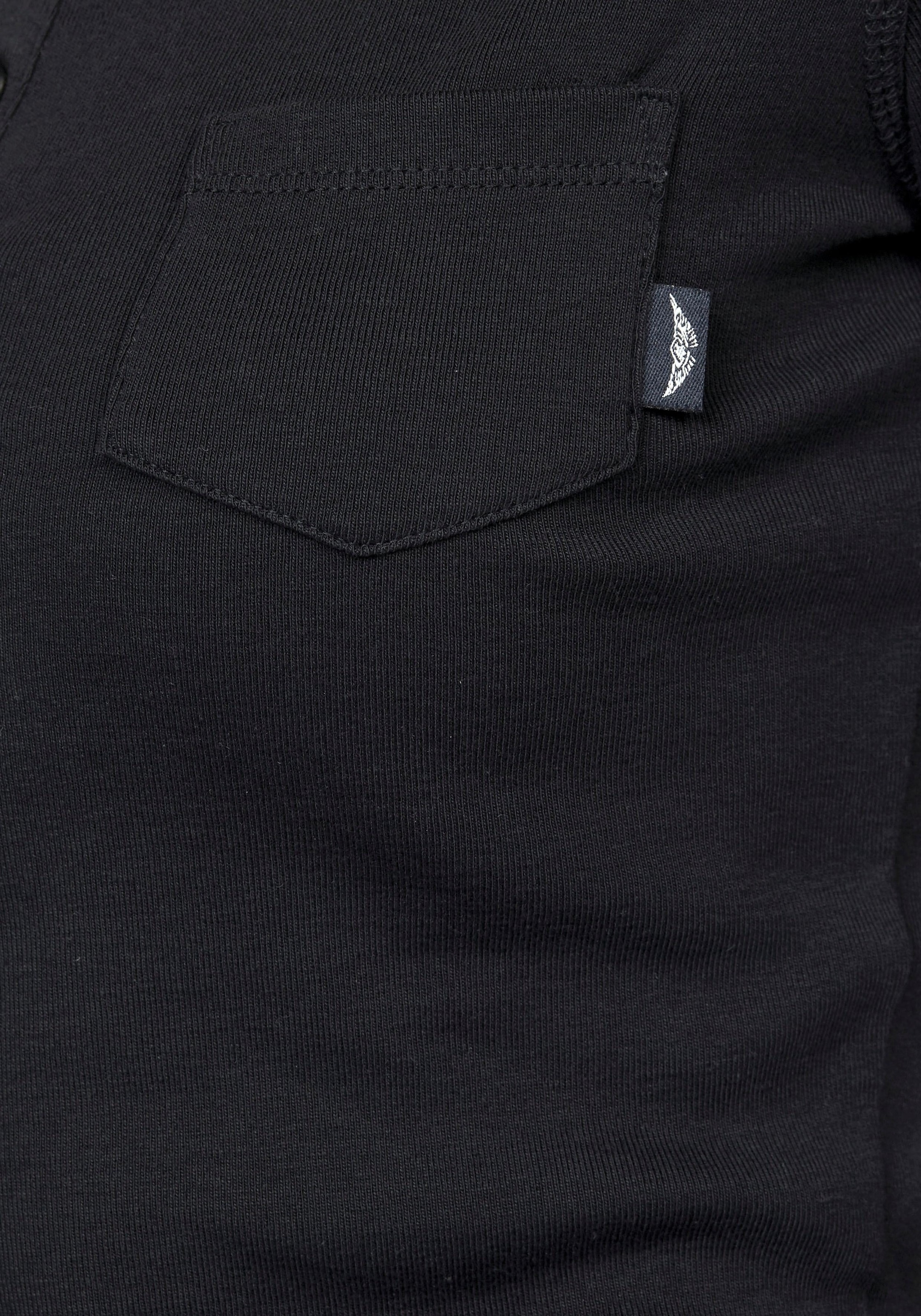 Arizona Langarmshirt, mit im Knopfleiste bestellen OTTO Shop Online