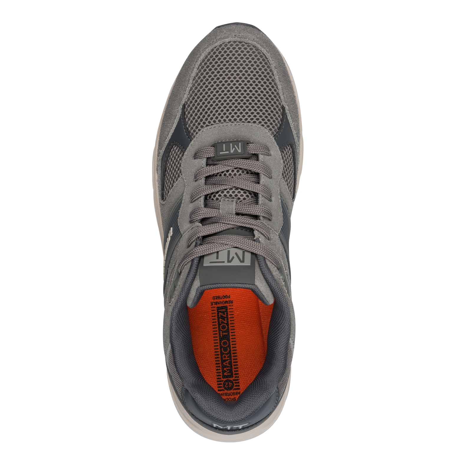 MARCO TOZZI Sneaker  Freizeitschuh, Halbschuh, Schnürschuh mit MT-Logo