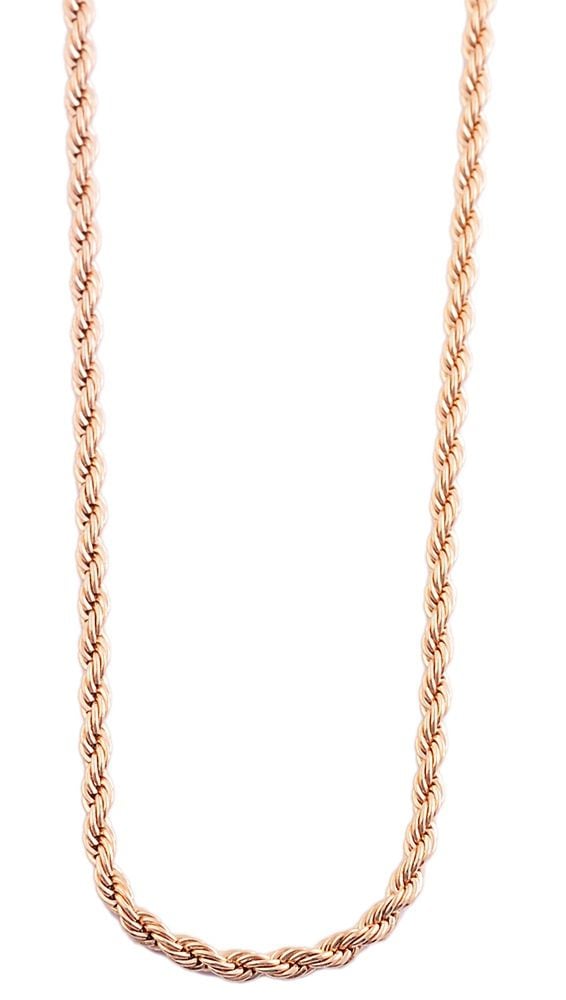 Adelia´s Gliederkette »Unisex Halskette ¿ Kordelkette aus Edelstahl«