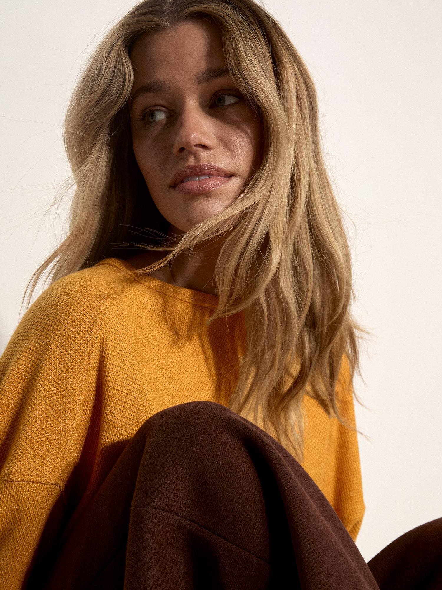 Apricot Fledermauspullover »Oversized Pullover« im Wabenstrick