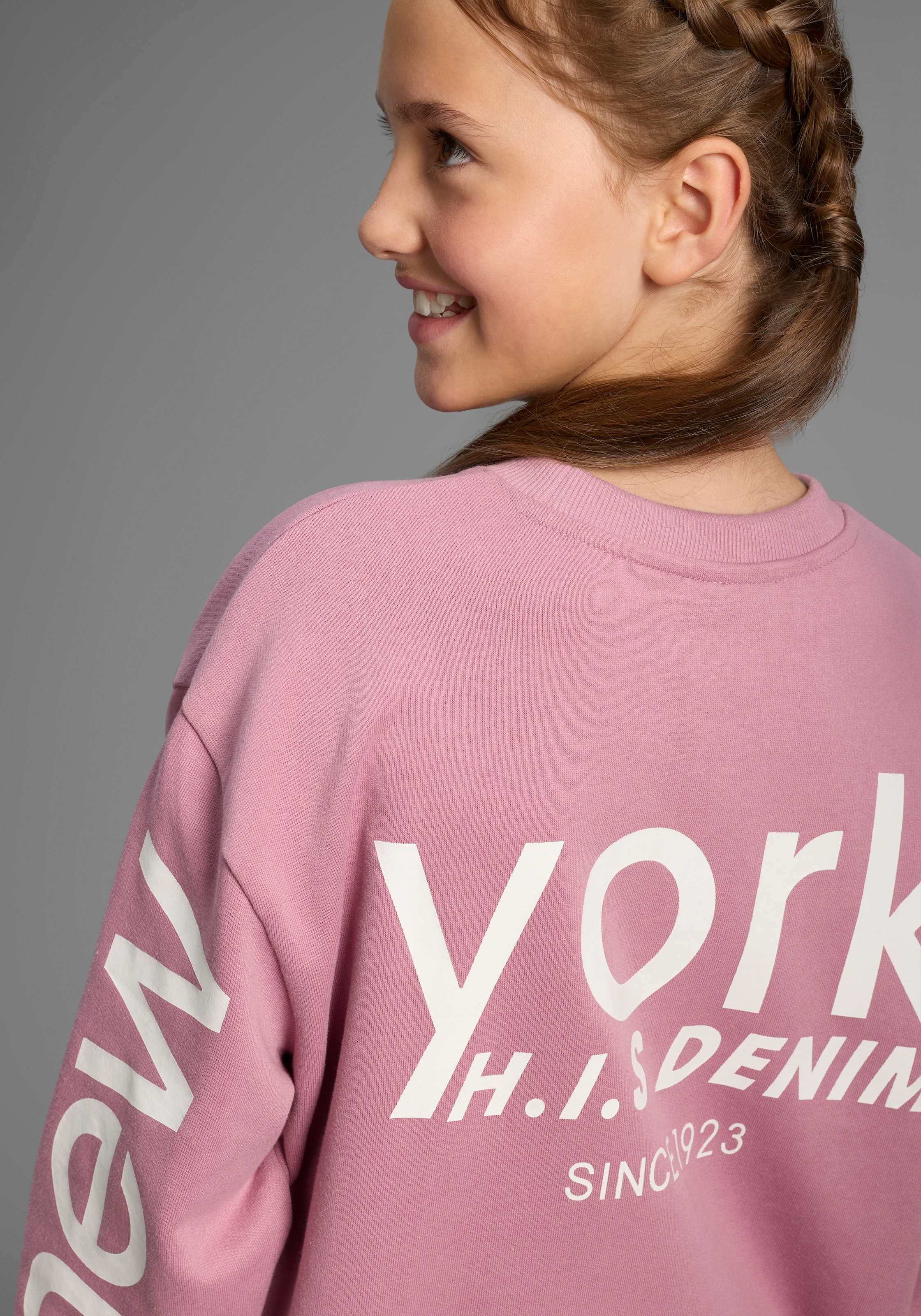 H.I.S Sweatshirt »Sweatshirt Rückenprint«, Sweatshirt mit großem Rückenprint