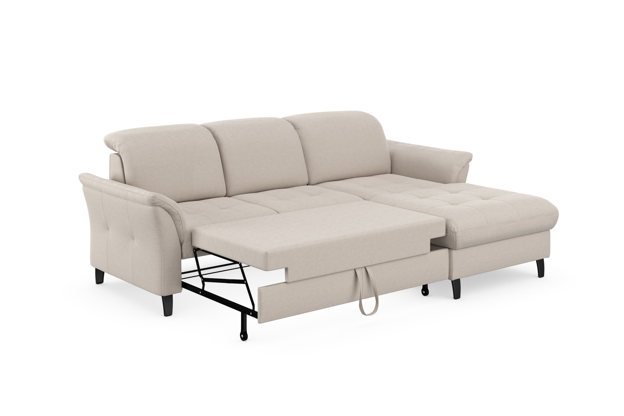 sit&more Ecksofa »Maggiore L-Form«, wahlweise mit Kopfteilverstellung, Bettfunktion und Bettkasten
