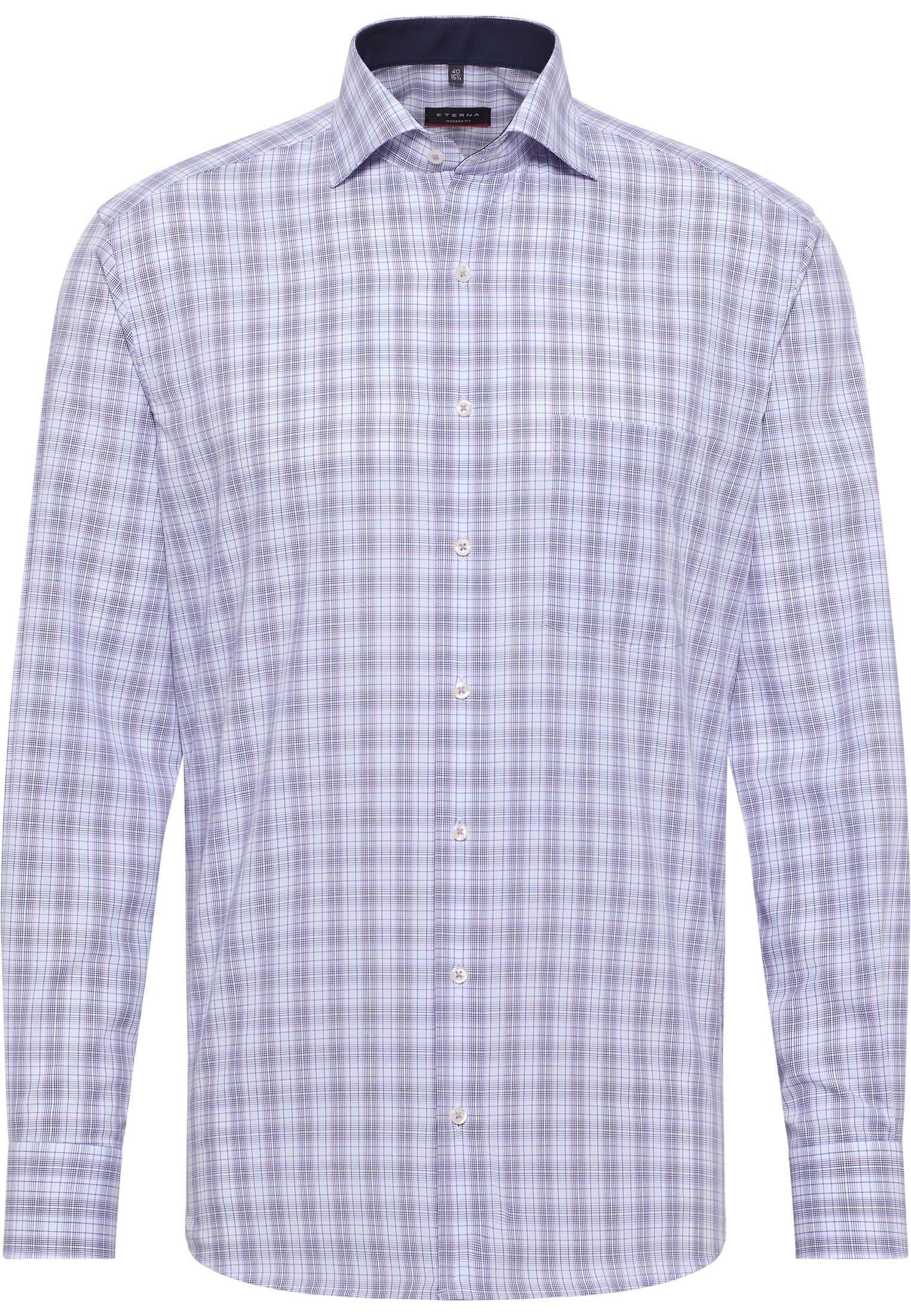 Eterna Langarmhemd »MODERN FIT«, NON IRON (bügelfrei)