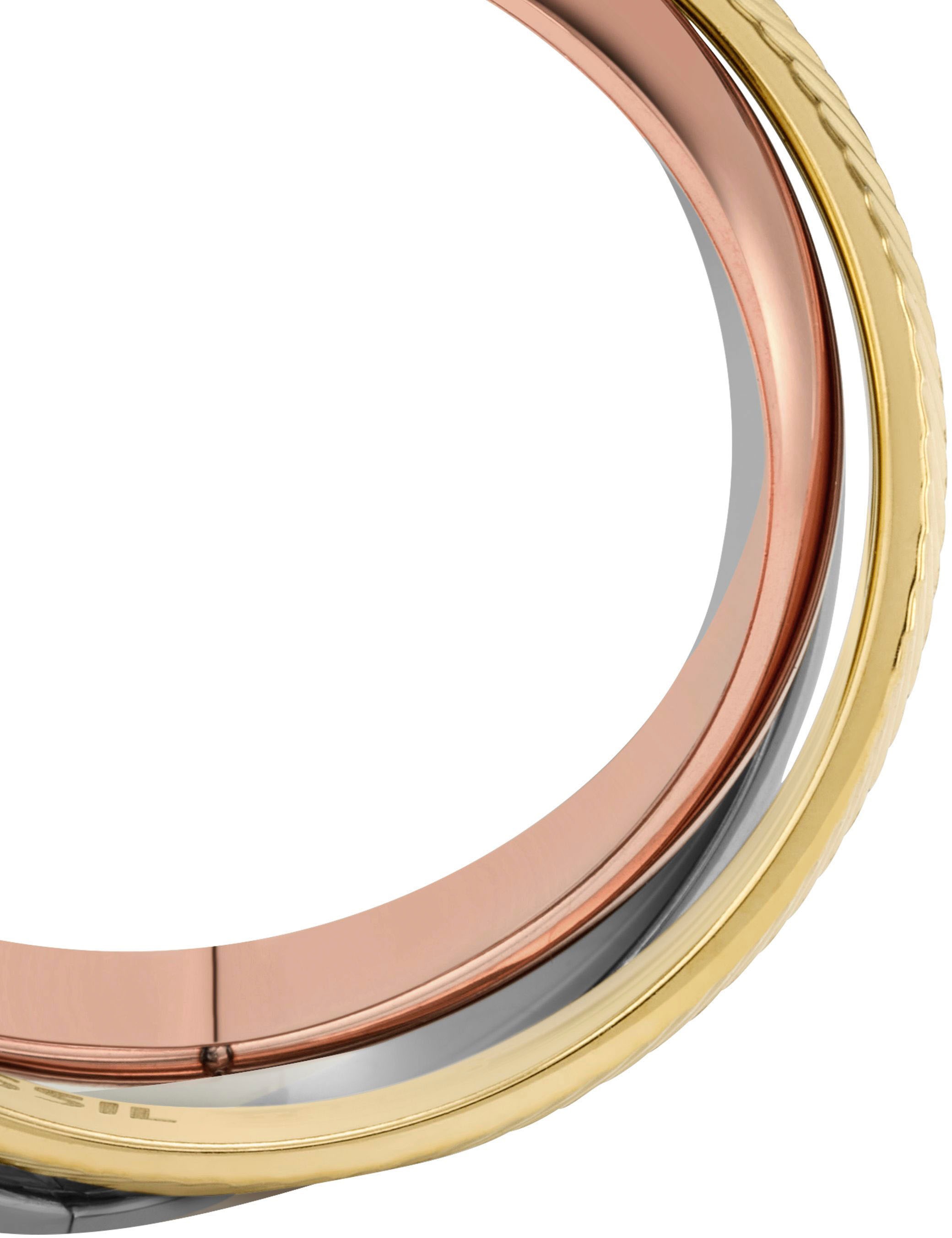 Fossil Fingerring »Schmuck Geschenk Edelstahl Ring Harlow, JF04807998«
