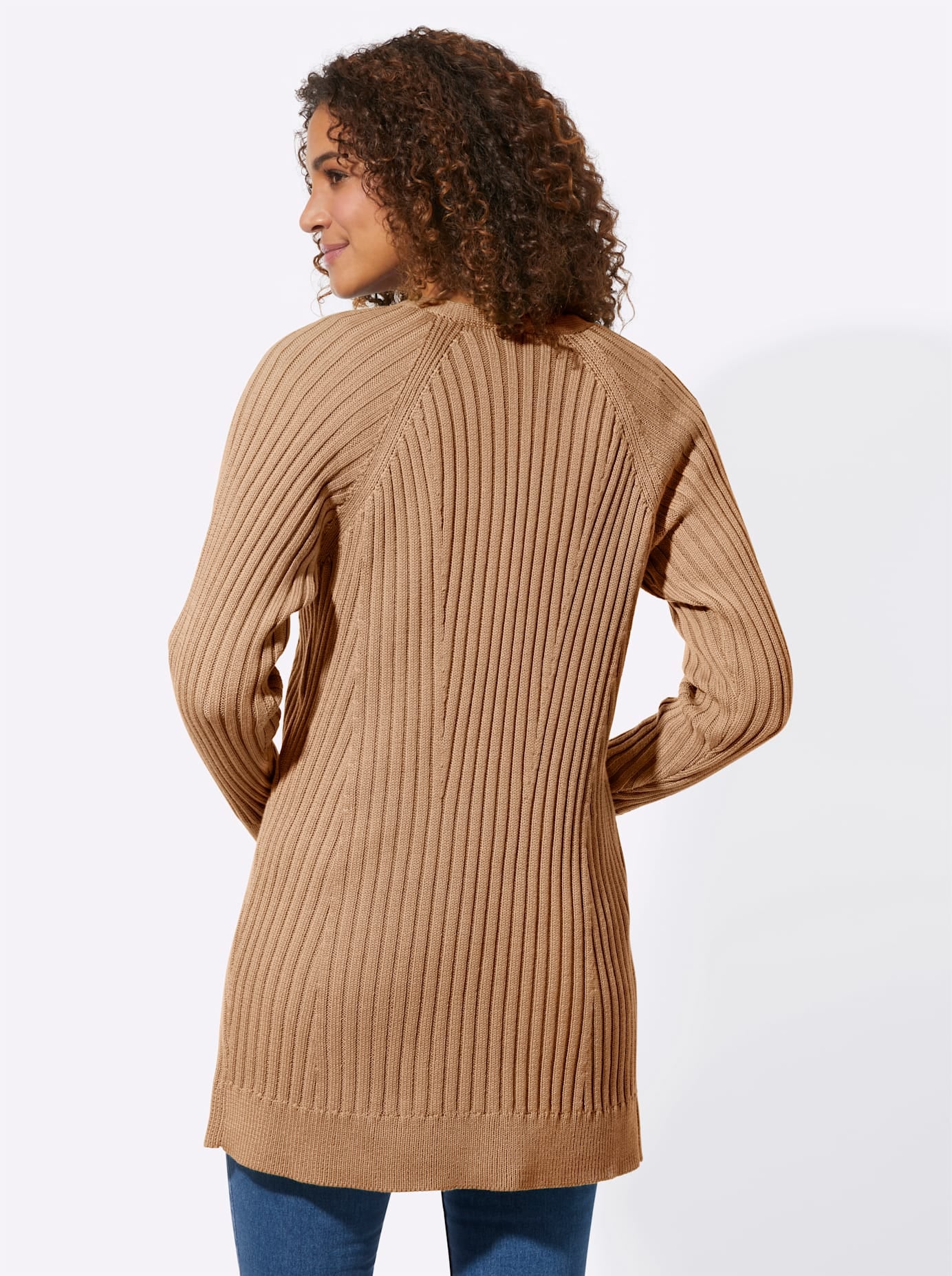 Casual Looks Longstrickjacke
