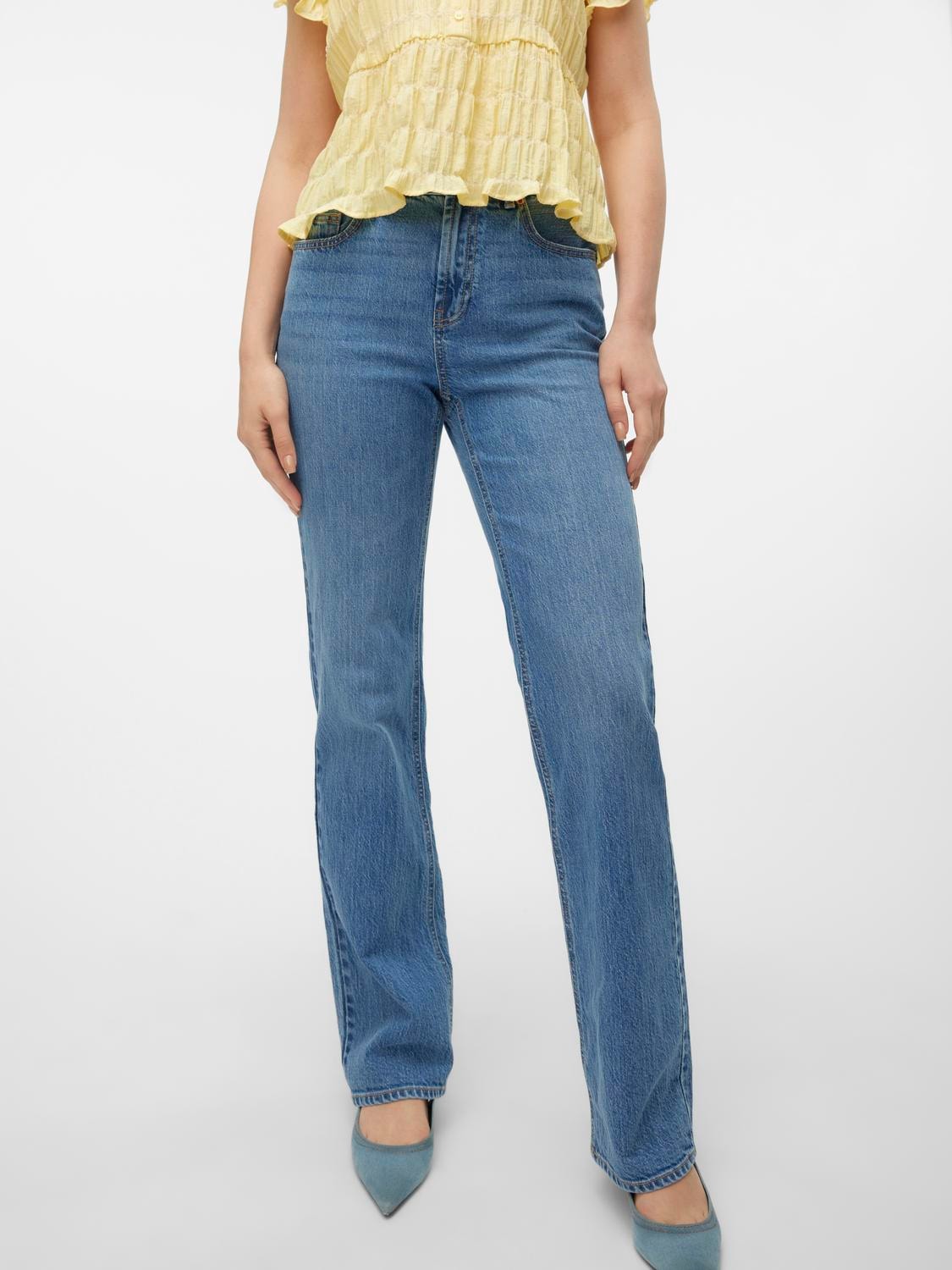 Vero Moda Gerade Jeans »VMTESSA HR STRAIGHT JEANS LI3114 GA NOOS«