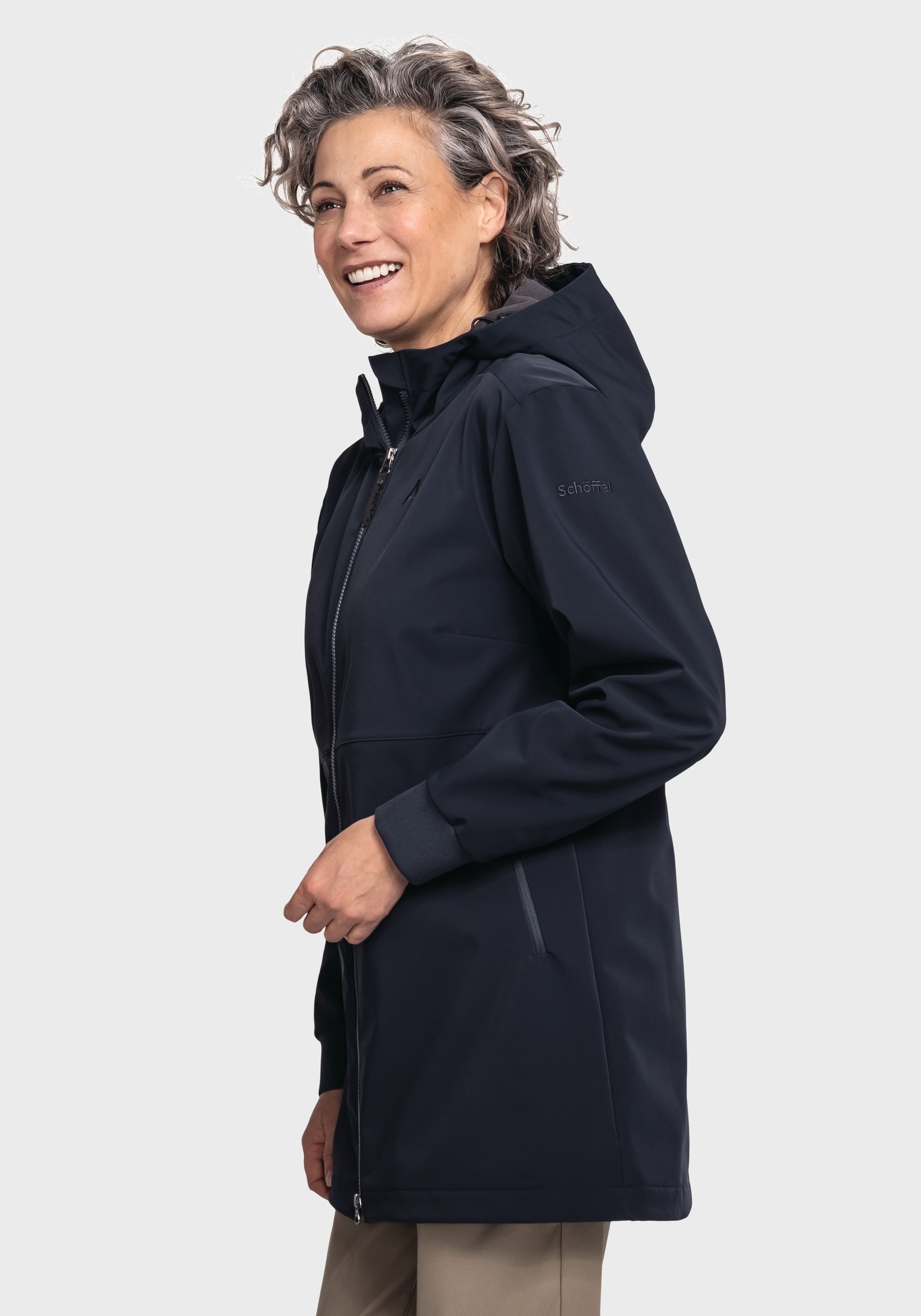 Schöffel Outdoorjacke »Urban Softshell Jk Style Suavio WMS«, mit Kapuze