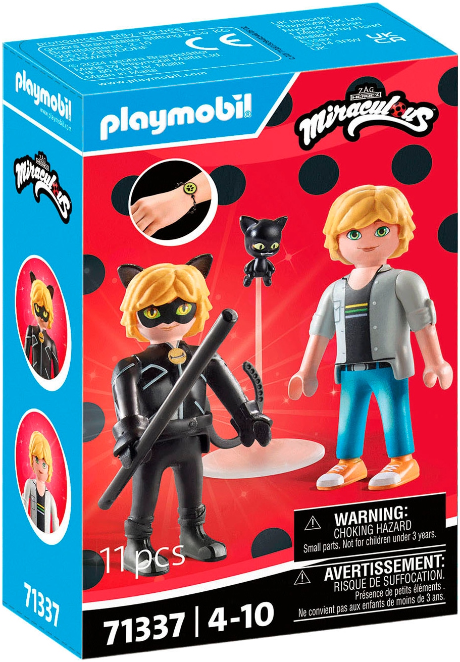 Playmobil® Konstruktions-Spielset »Miraculous: Adrien & Cat Noir (71337), Miraculous«, (11 St.), Made in Europe