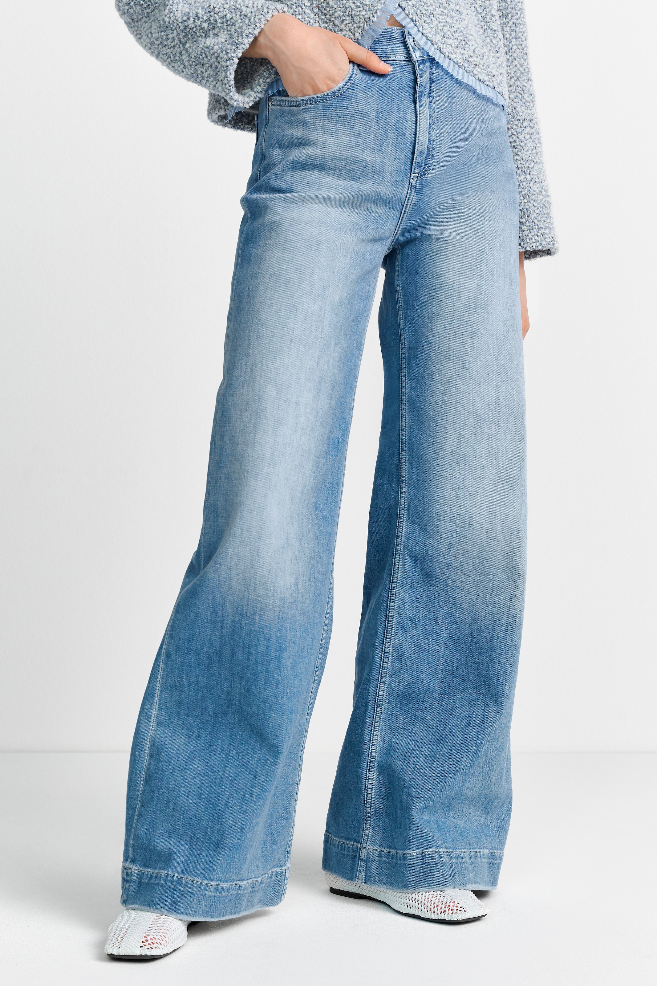 RICHROYAL Weite Jeans Marlene-Form