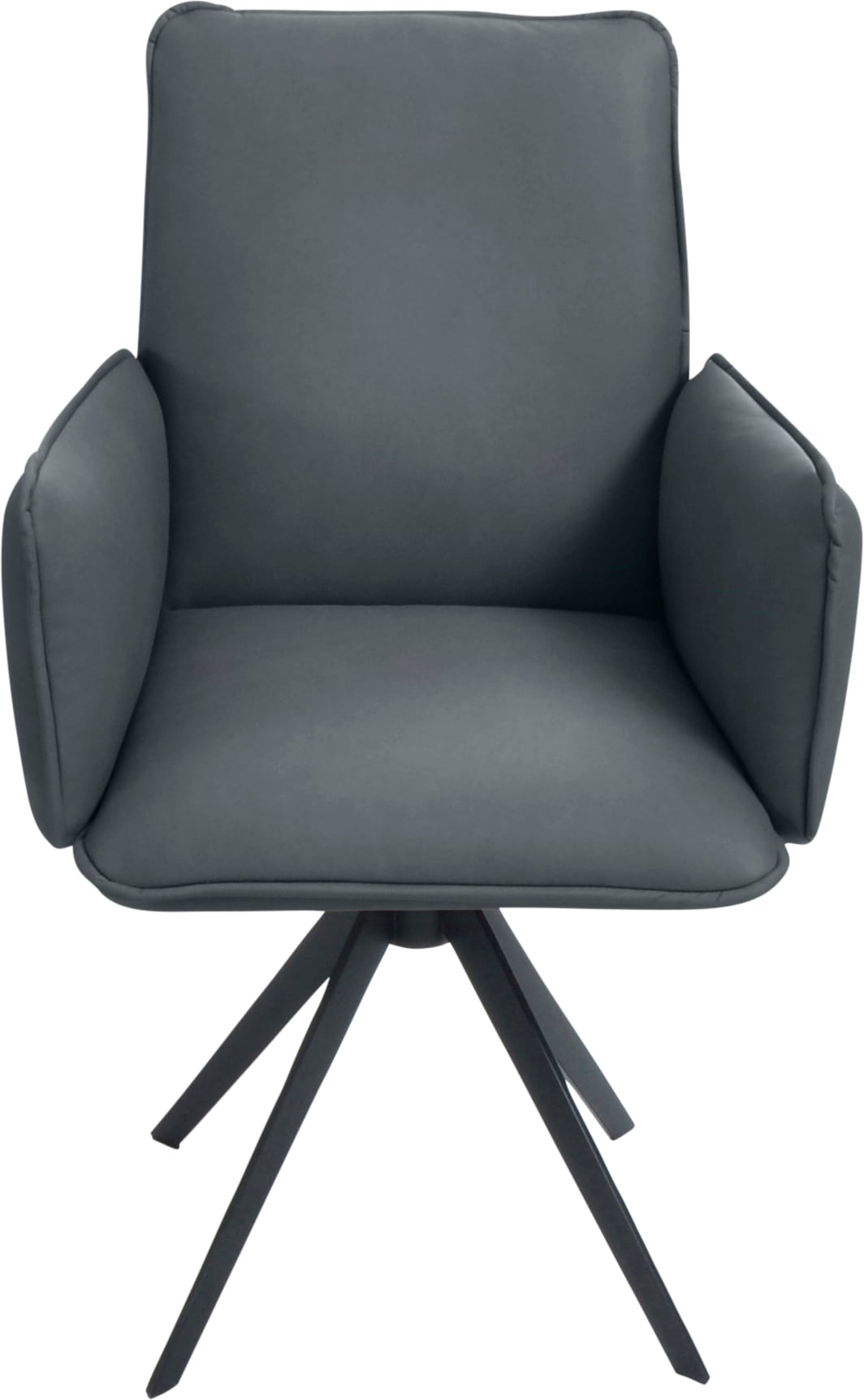 K+W Komfort & Wohnen Drehstuhl () Blitzdrehkreuz und Rückholfunktion, dekorativer 12mm Biese