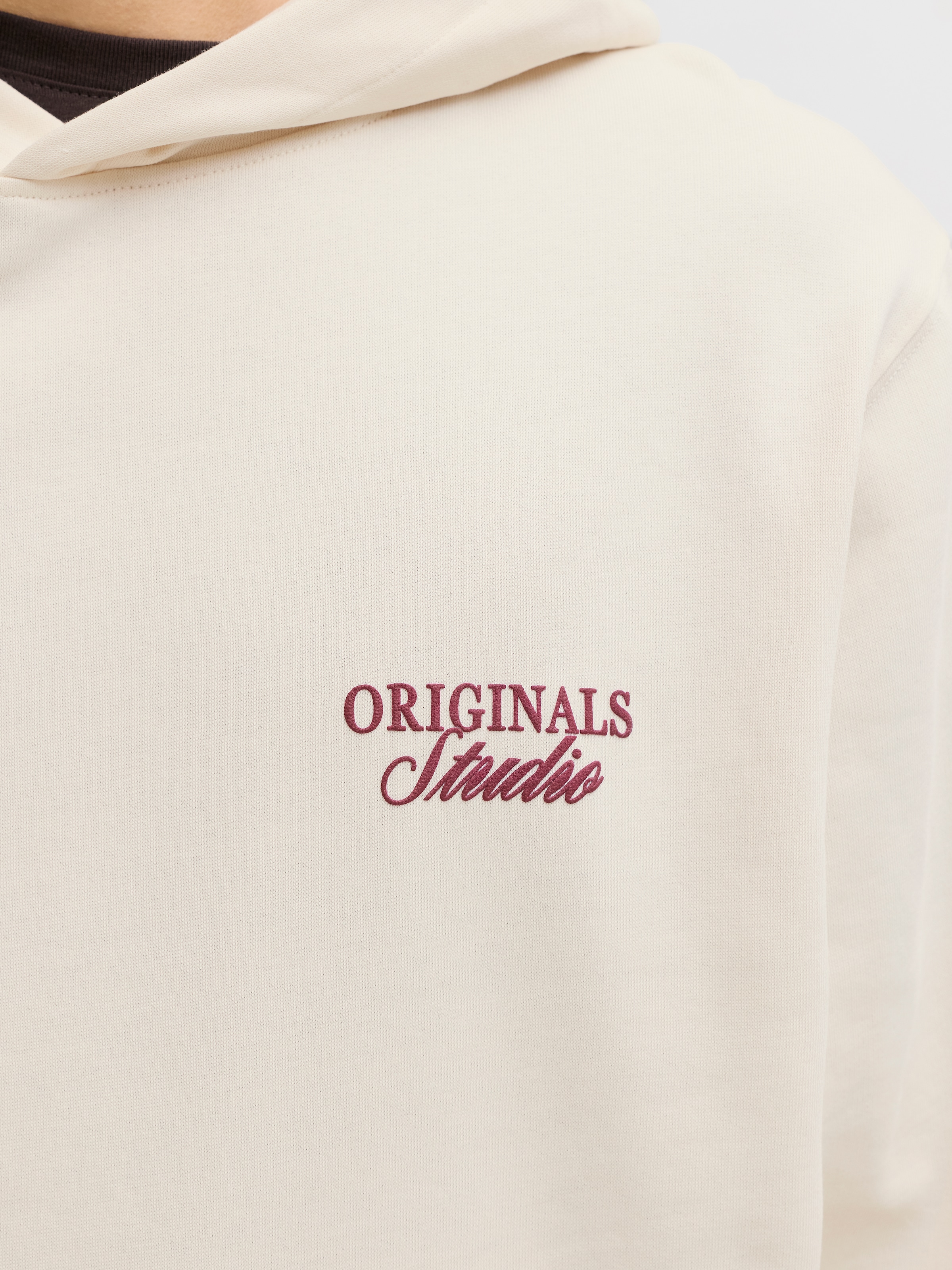 Jack & Jones Kapuzensweatshirt »JORNORREBRO TYPO BACK SWEAT HOOD SN«, mit Print
