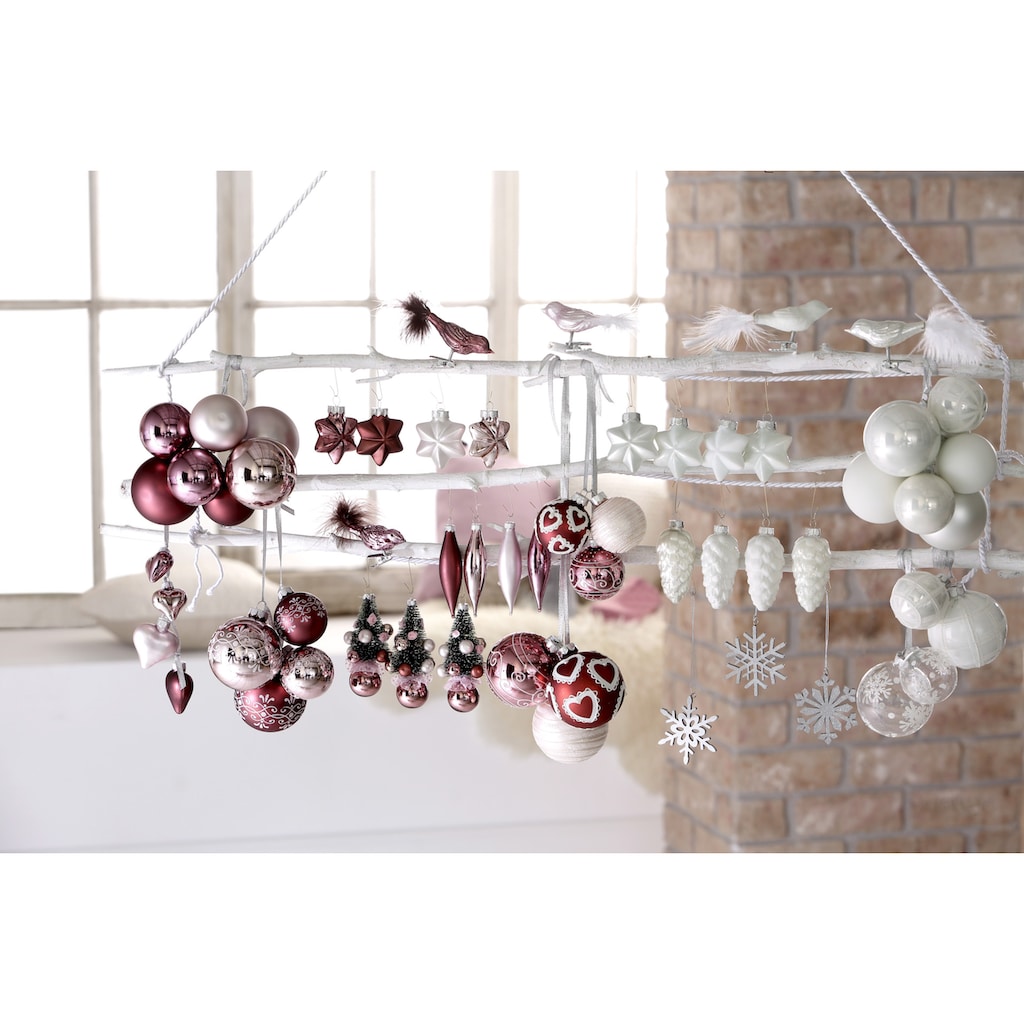 MAGIC by Inge Christbaumschmuck »Magic - Avenue of Romance, Weihnachtsdeko, Christbaumschmuck«, (Set, 3 tlg.)