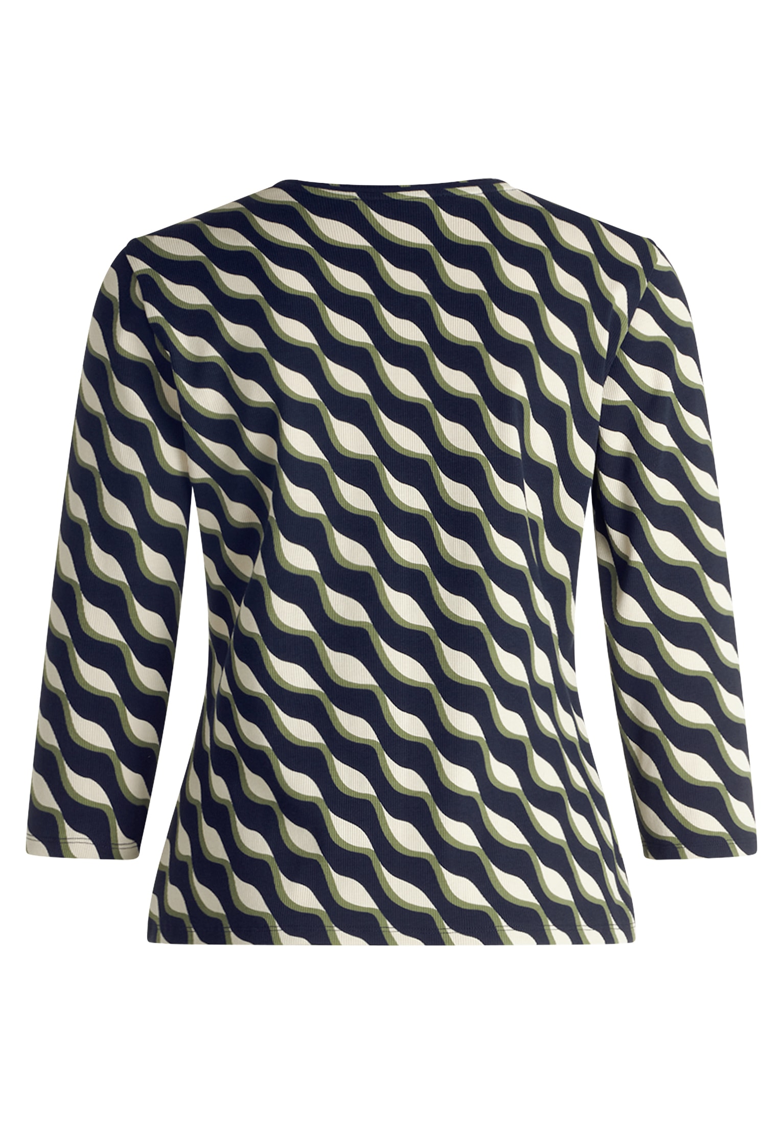 Betty Barclay Langarmshirt »Shirtjacke mit Rippenstruktur«