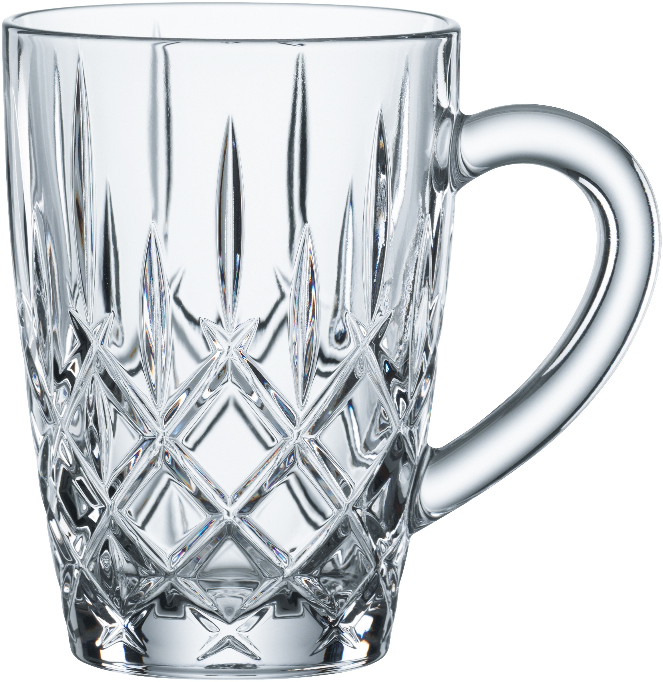 Nachtmann Teeglas »Noblesse«, (Set, 2 tlg., Produkt ist auf Hitzebeständigkeit geprüft-1.000 Temperaturwechsel zwischen--10 Grad und + 95 Grad), mit Schliff, 347 ml, 2-teilig