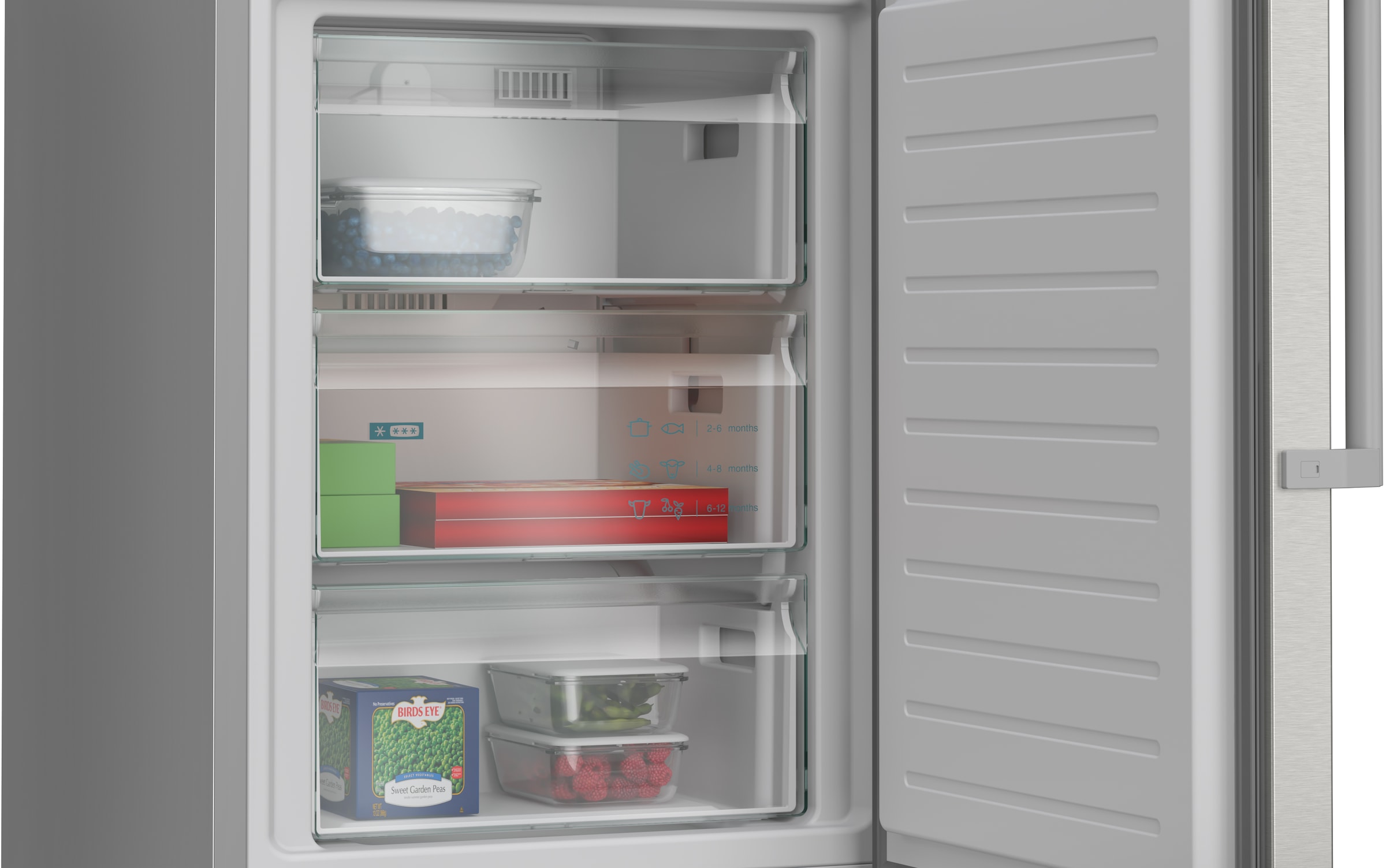 SIEMENS Kühl-/Gefrierkombination iQ300 »KG39NVICV« 203 cm hoch 60 cm breit hyperFresh System für frisches Obst und Gemüse sowie Total noFrost