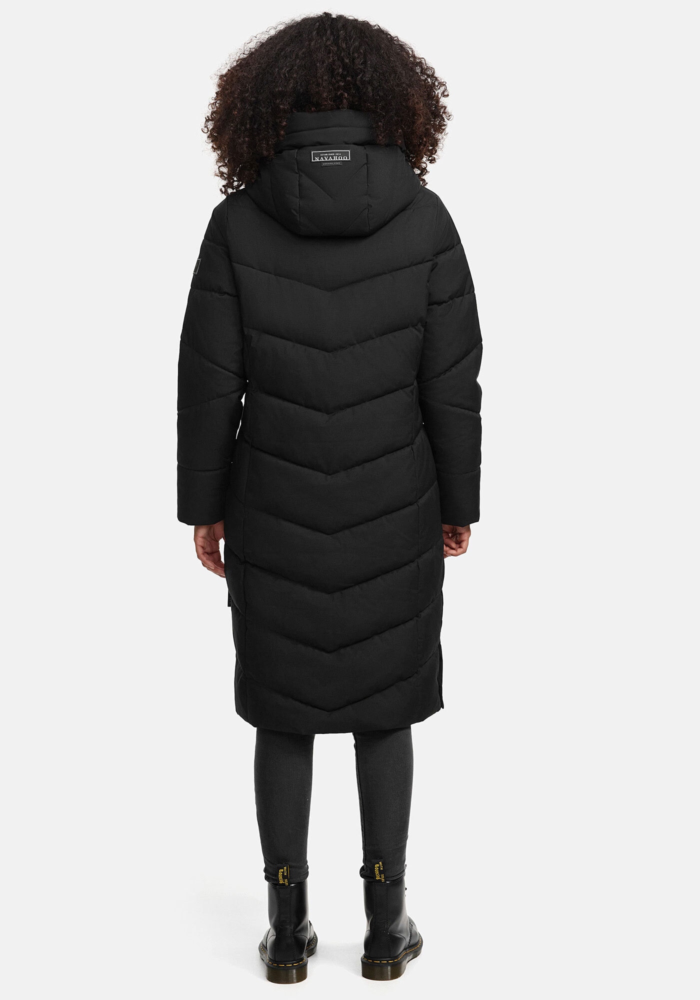 Navahoo Winterjacke »Navahoo Schmatzibaer lange Damen Winter Steppjacke N009«