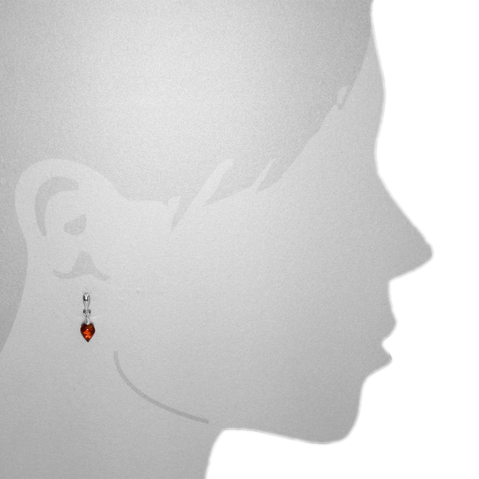 OSTSEE-SCHMUCK Paar Ohrhänger »- Lene - Silber 925/000 - Bernstein«