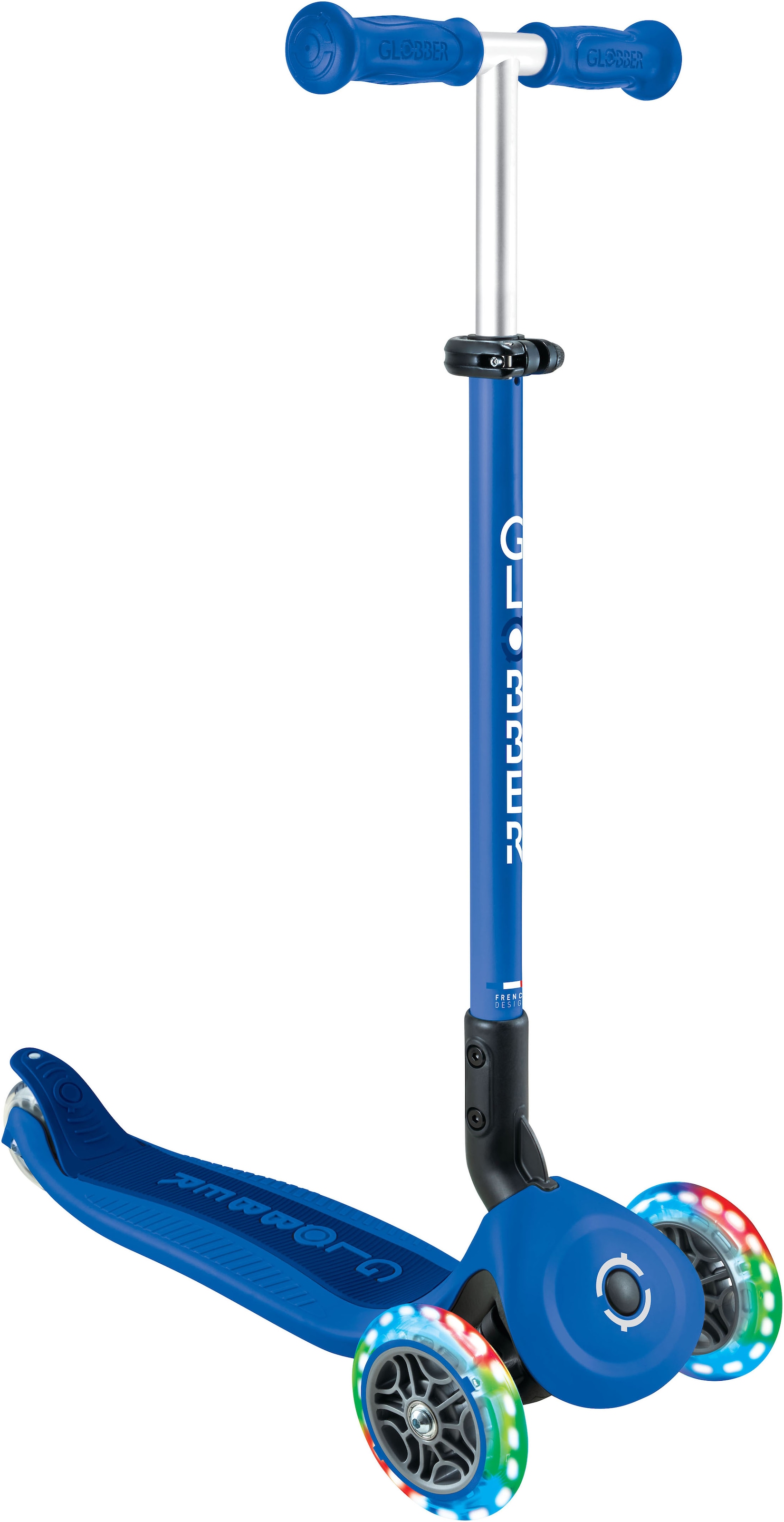 Globber Tretroller »GO-UP ACTIVE LIGHTS mit Leuchtrollen« Dreirad, Laufrad und Scooter