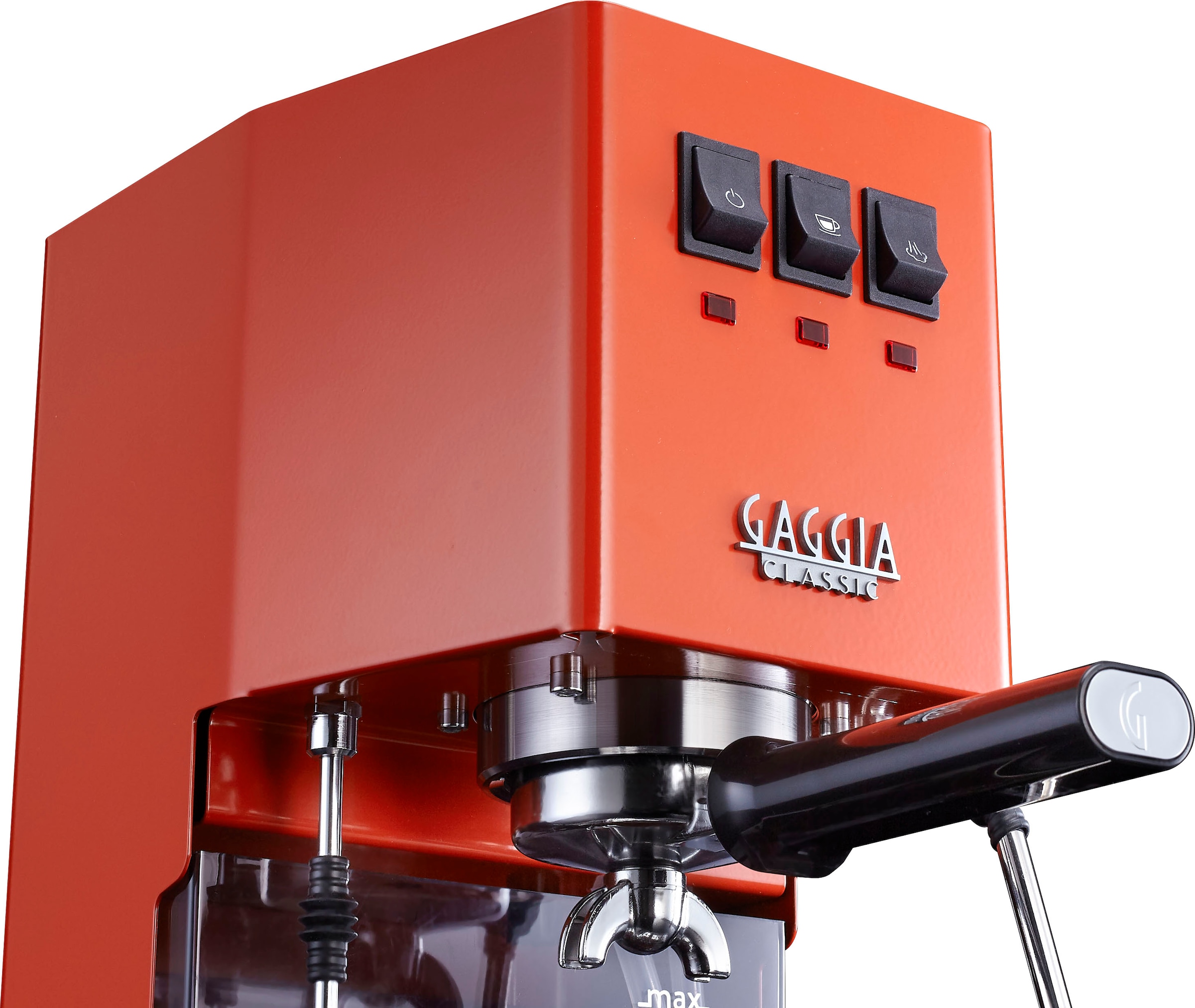 Gaggia Espressomaschine »Classic Evo Lobster Red«, Siebträger