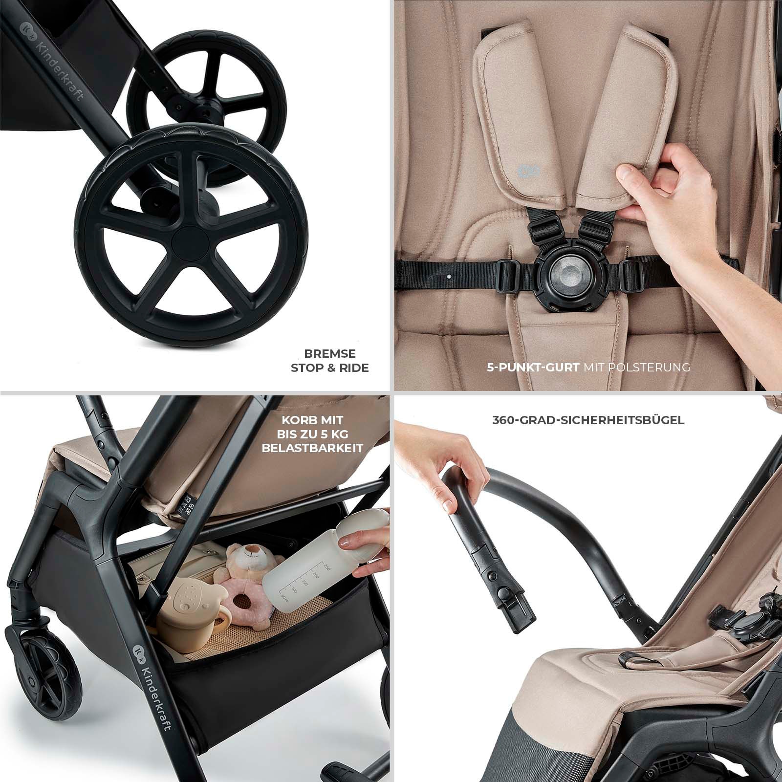 Kinderkraft Kinder-Buggy »LOOM«, 27 kg