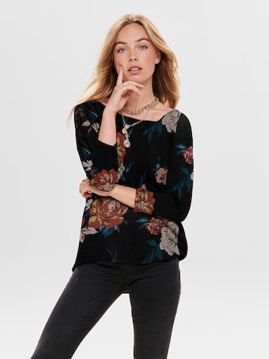 ONLY 3/4-Arm-Shirt »ONLELCOS 4/5 AOP TOP JRS« bei OTTO online