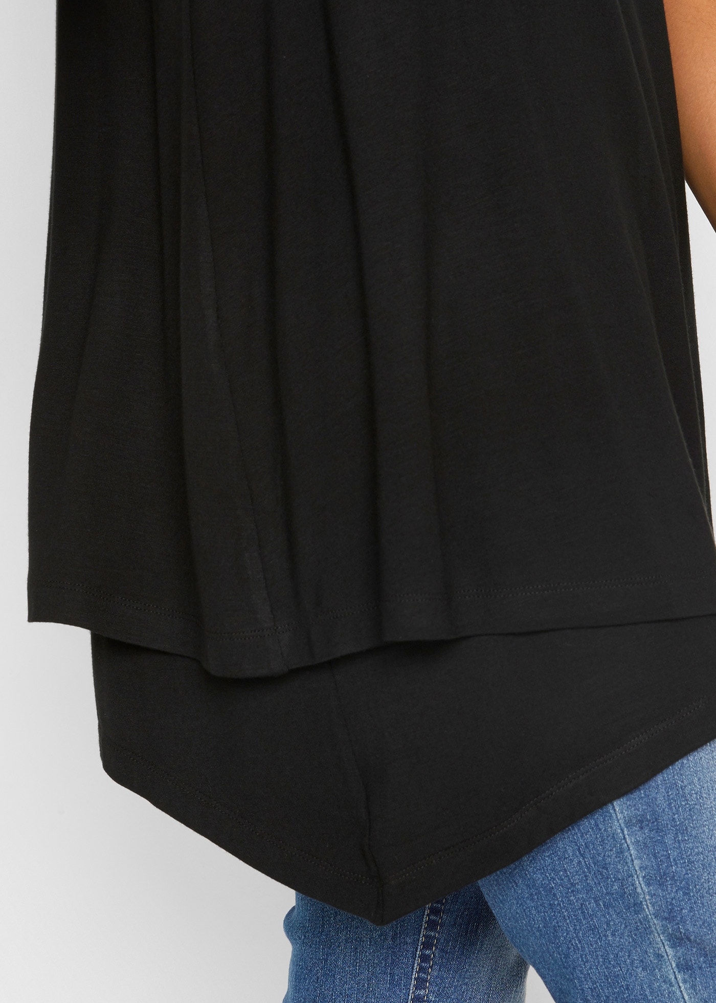 bonprix Longtop »Doppellagiges Long-Top aus Viskose-Mix« Doppellagiges Long-Top aus Viskose-Mix