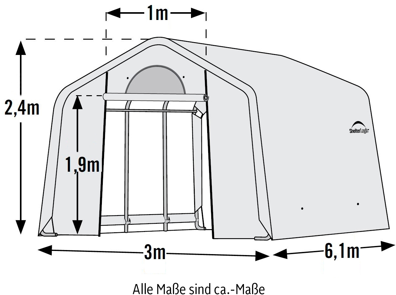 ShelterLogic Foliengewächshaus »SL70658«