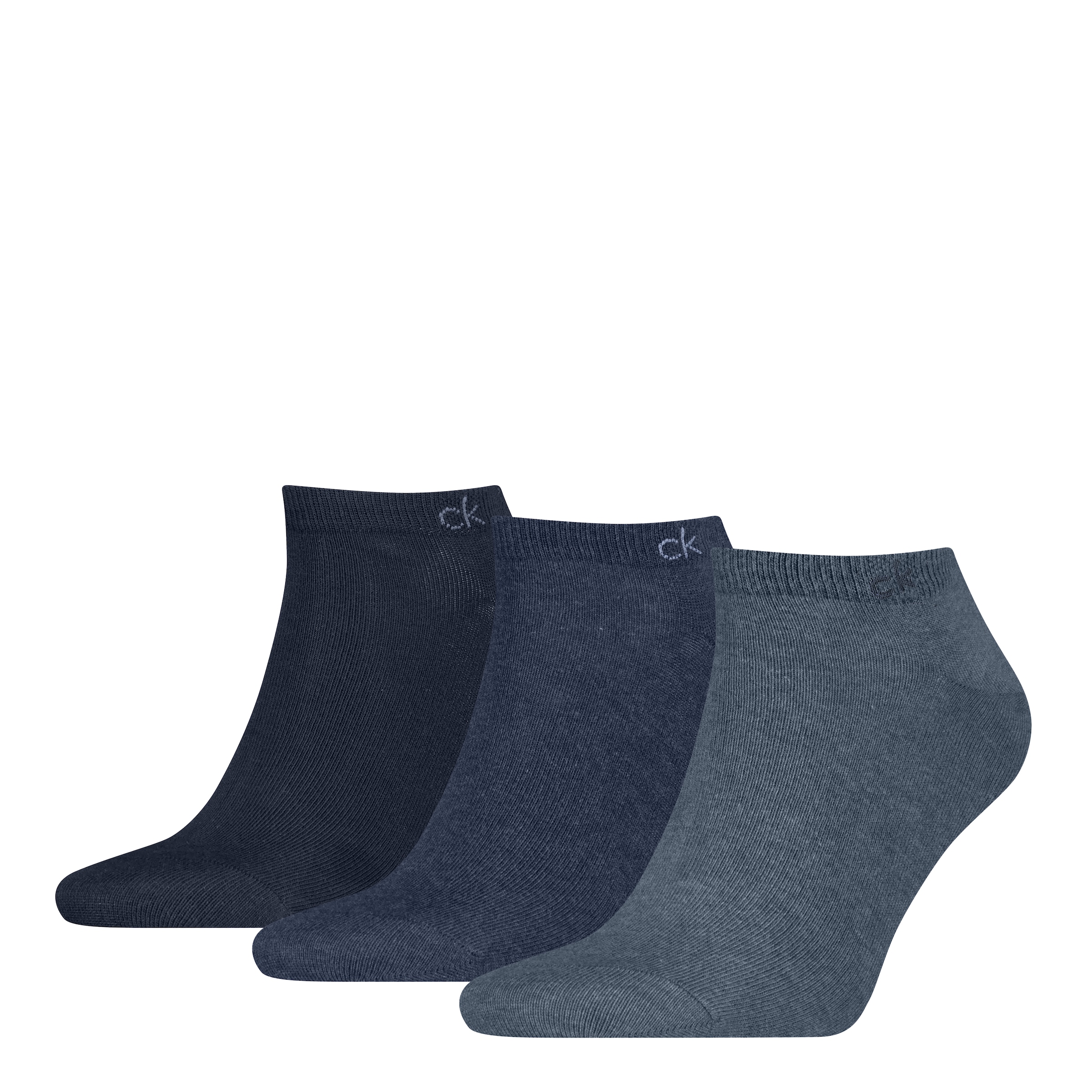 Calvin Klein Sneakersocken »CK MEN SNEAKER« 3 Paar,  mit kleinem Rippenbündchen, Cotton-Mix, elastisch