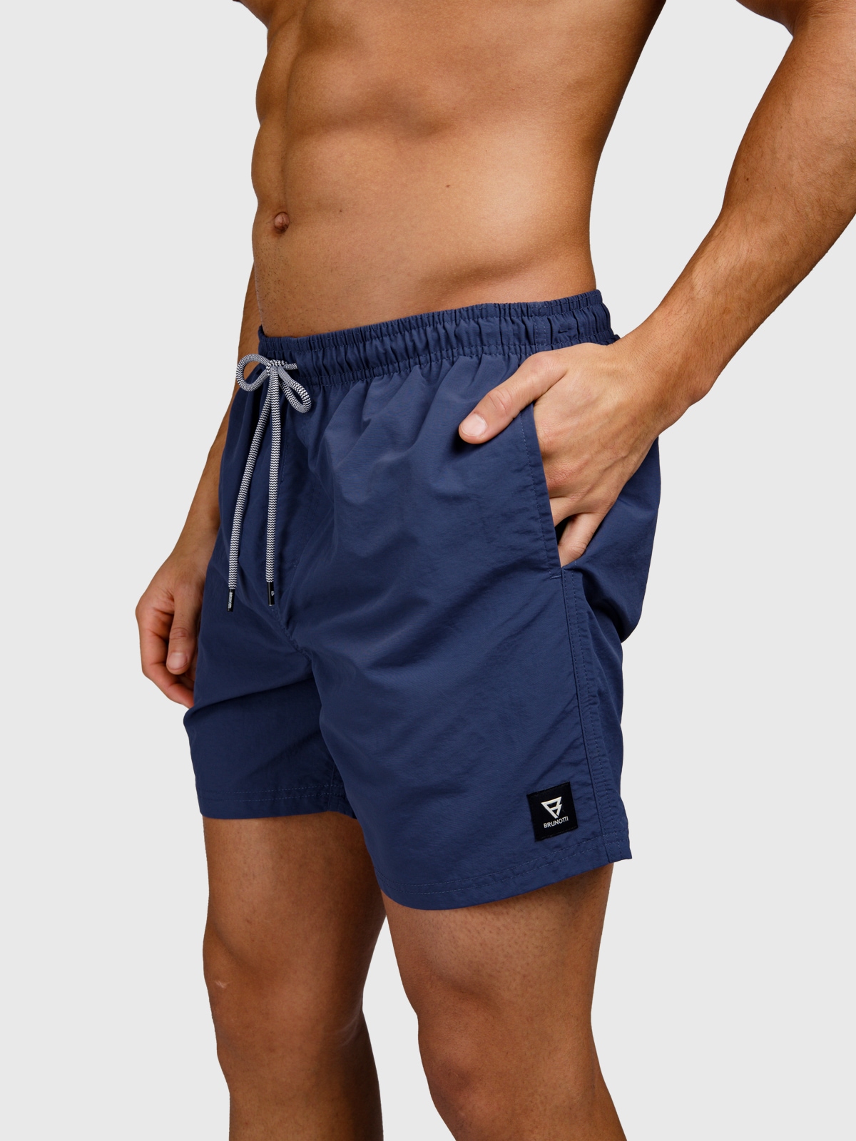 Brunotti Badeshorts »HESTER MEN SWIM SHORTS« mit Taschen, sportliche Schnittform, schnelltrocknendes Material