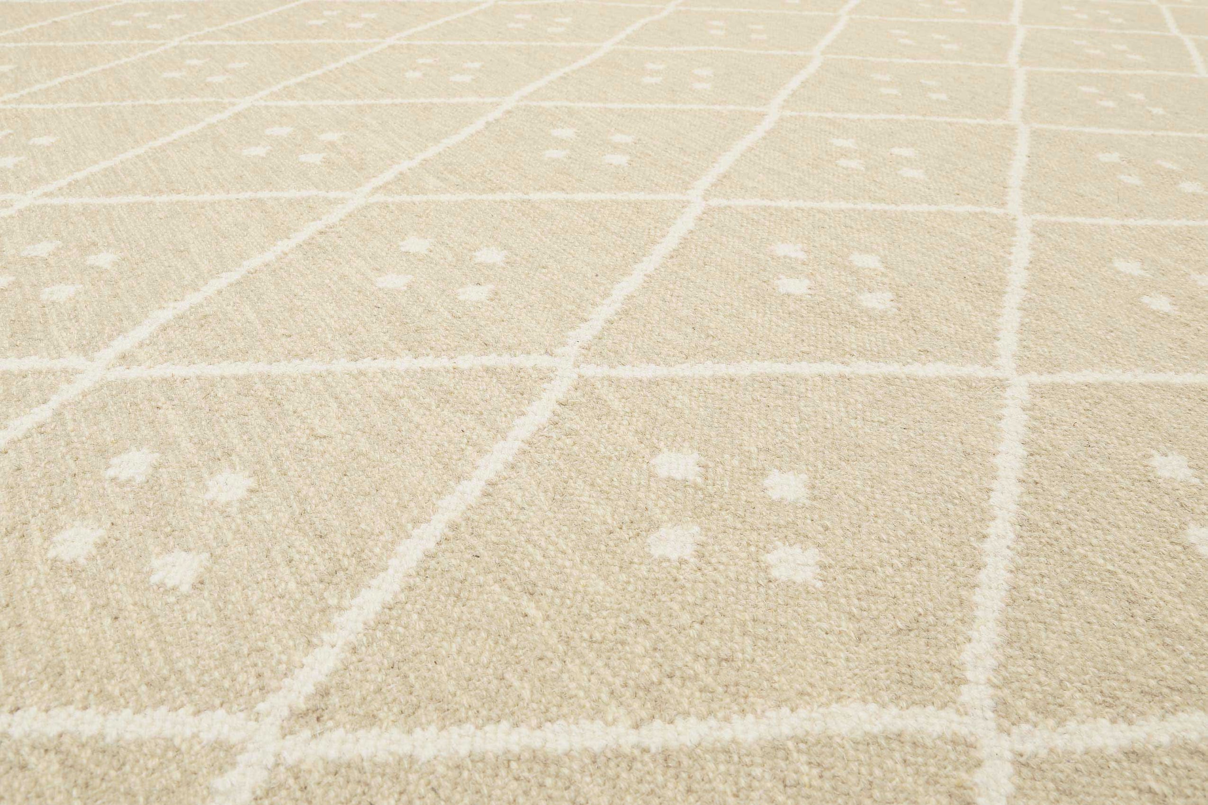 Green Looop Teppich »Vermont GL-82101«, rechteckig, 5 mm Höhe, handgewebter Naturfaserteppich aus 80% Wolle 20% Baumwolle, Wohnzimmer
