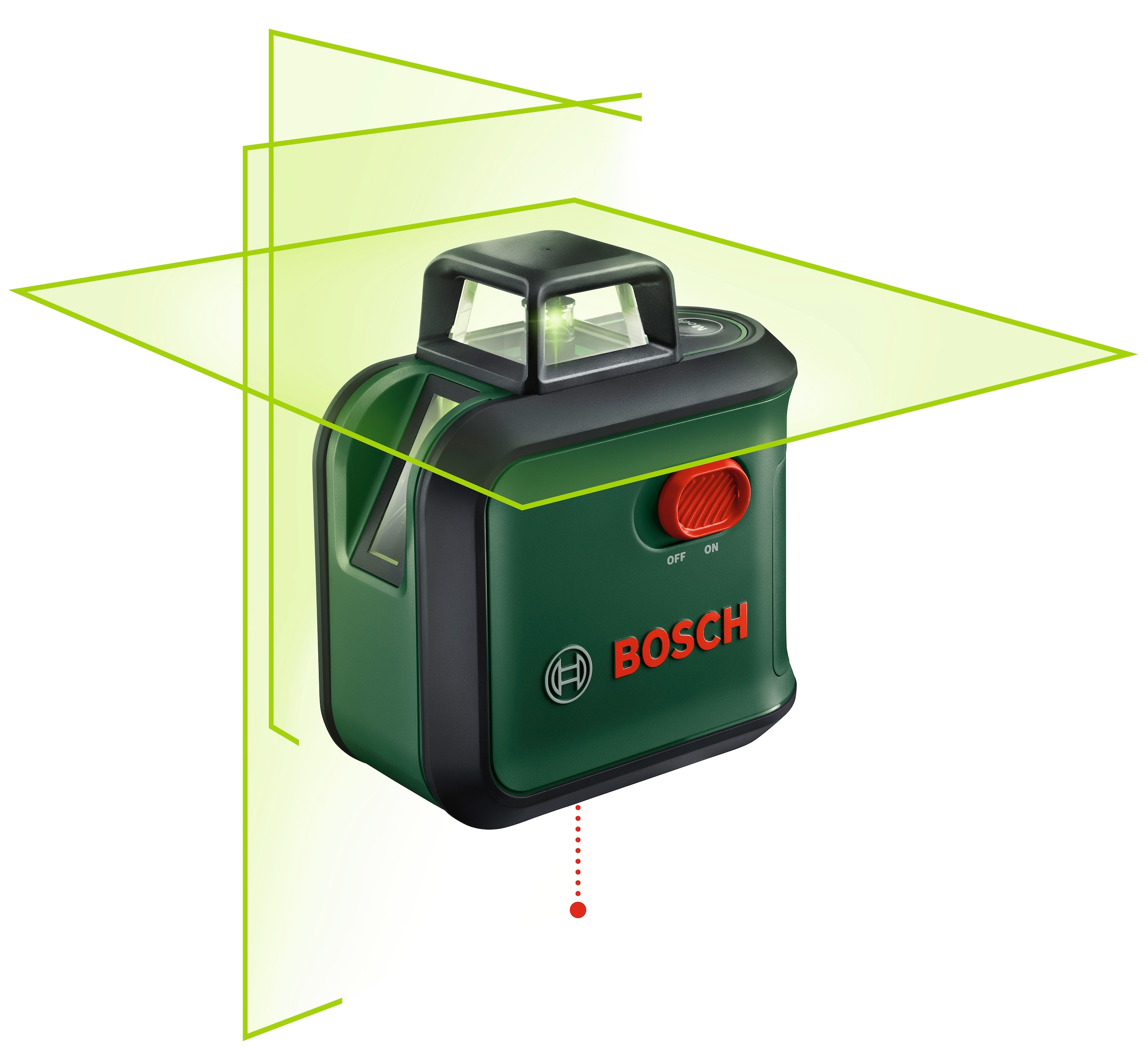 Bosch Home & Garden Kreuzlinienlaser »AdvancedLevel 360«, Ø Arbeitsbereich: 24m