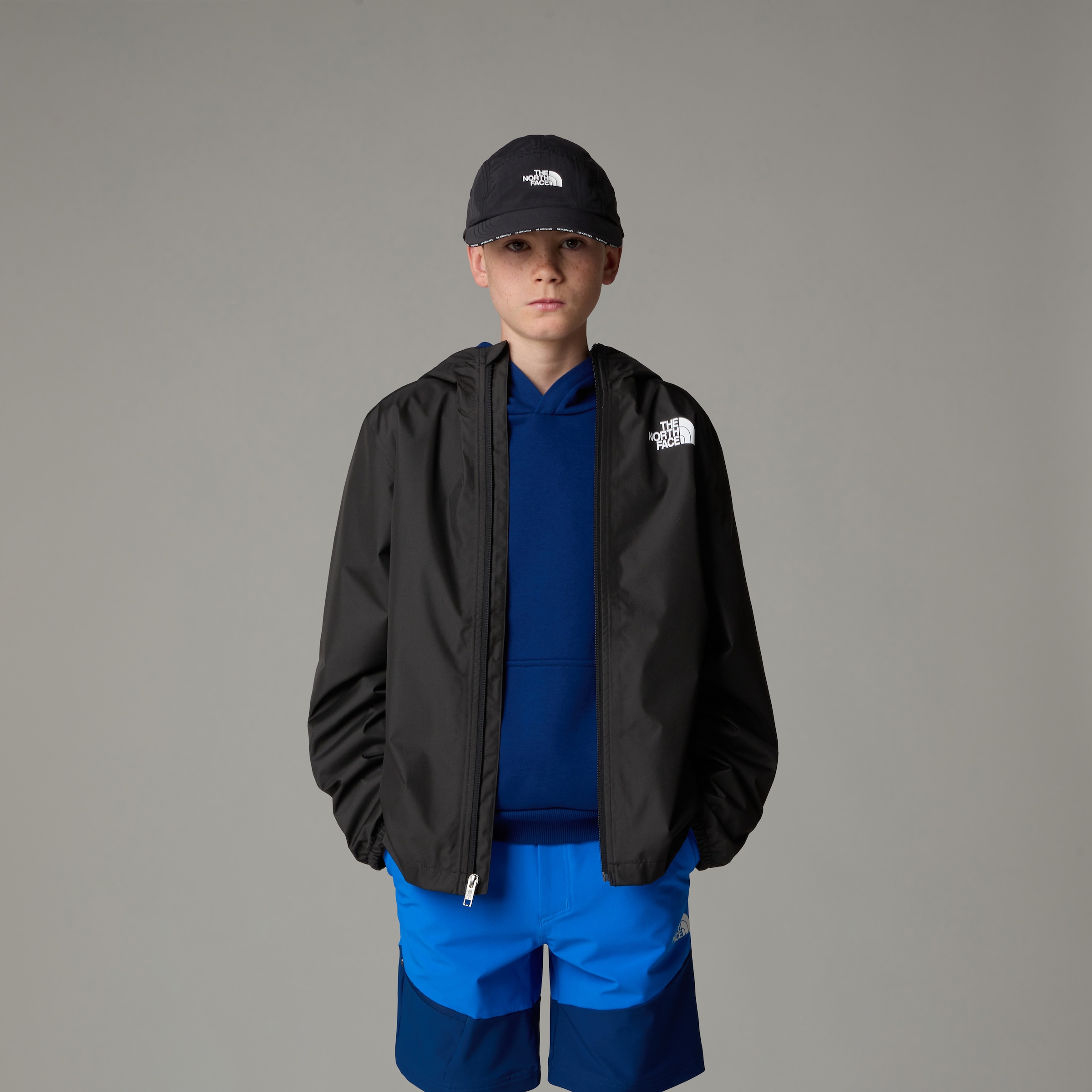 The North Face Regenjacke »TEEN ZIPLINE RAIN JACKET«, (1 St.), für Kinder