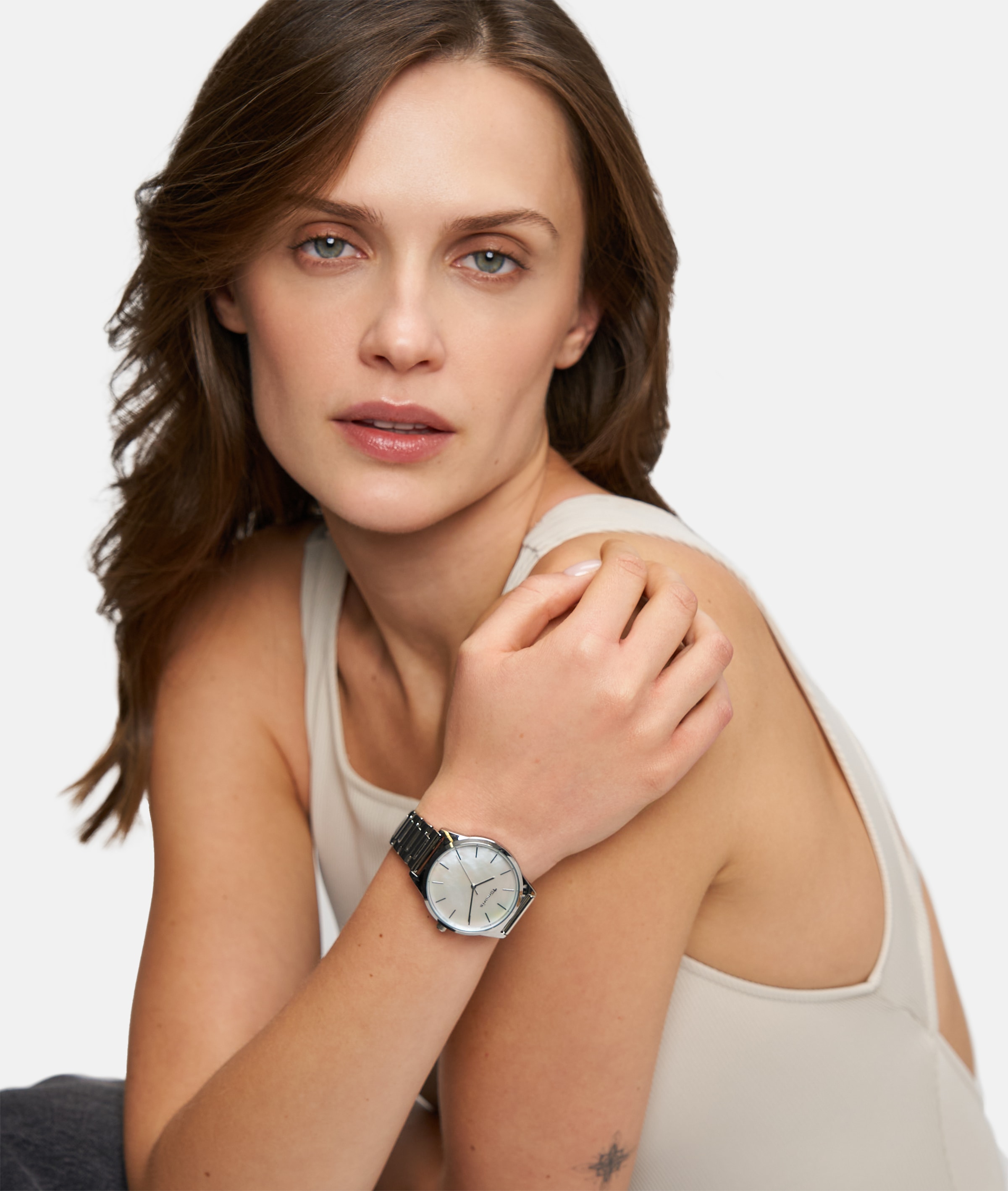 Tamaris Quarzuhr »Basic Elegance« Armbanduhr, Damenuhr, Edelstahlarmband, analog