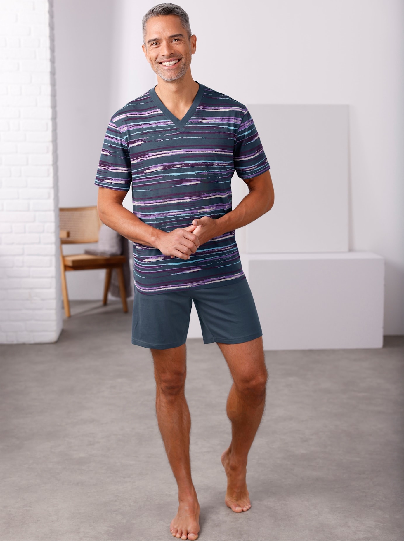 HerrenShorty in blau, Größe 52/54