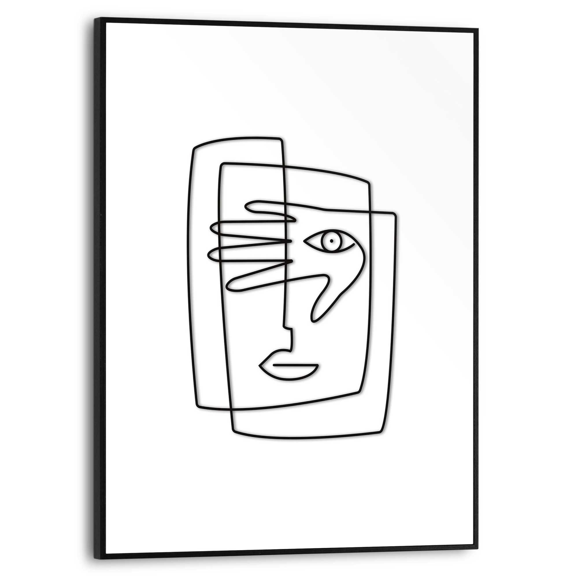 Reinders! Bild mit Rahmen »Picasso Face«