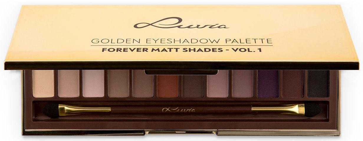 Luvia Cosmetics Lidschatten-Palette »Forever Matt Shades Vol.1«, Vegane Lidschatten-Palette