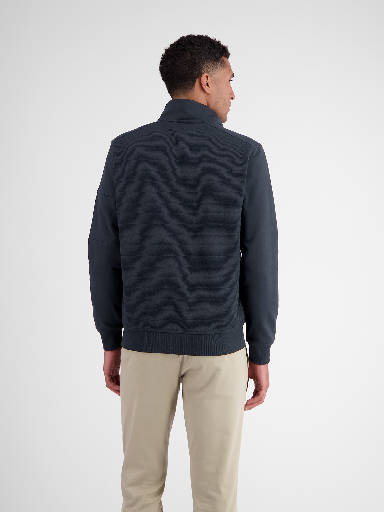 LERROS Sweatshirt »LERROS Herren Sweatshirt mit Troyerkragen«