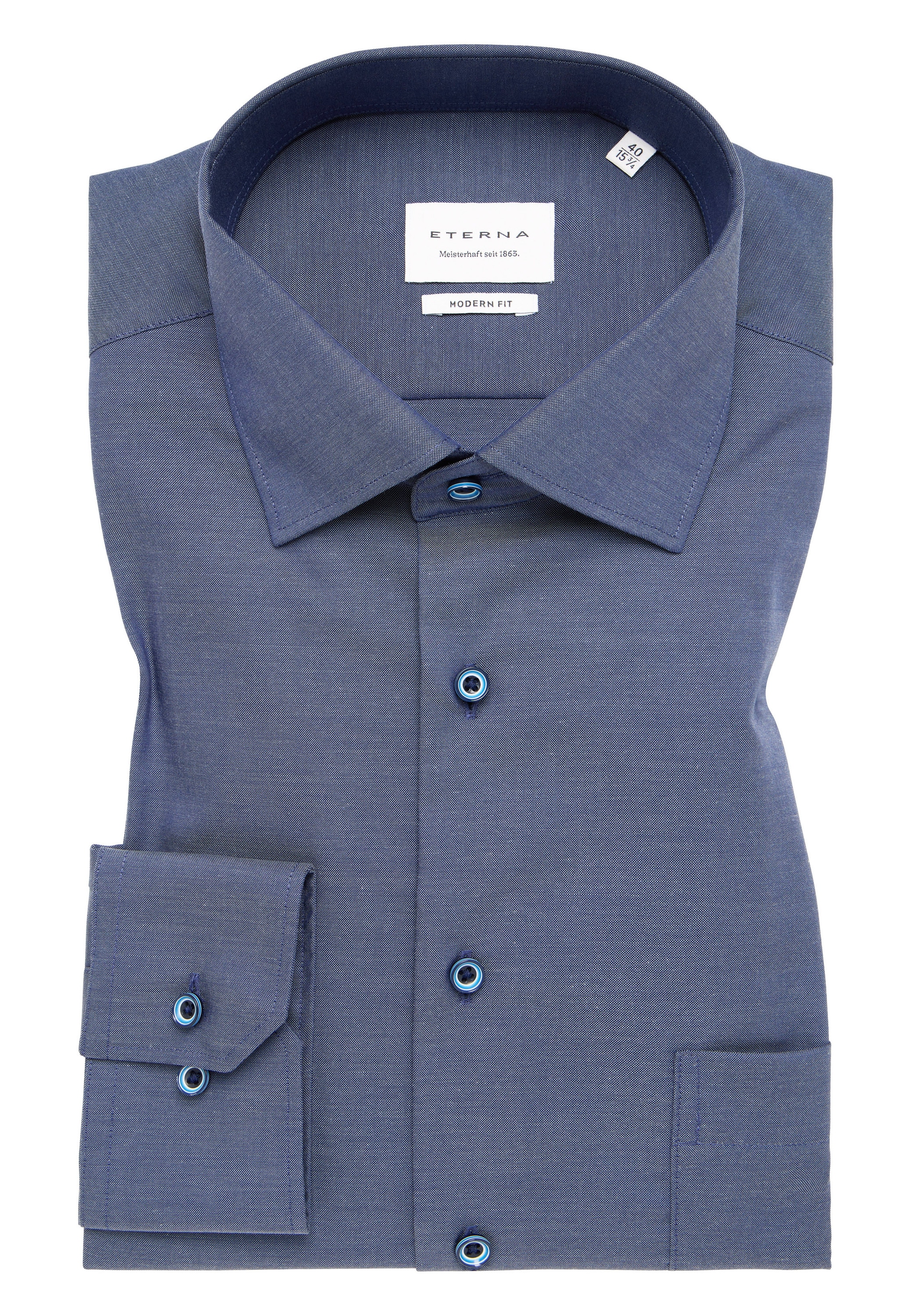 Eterna Langarmhemd »MODERN FIT«, NON IRON (bügelfrei)