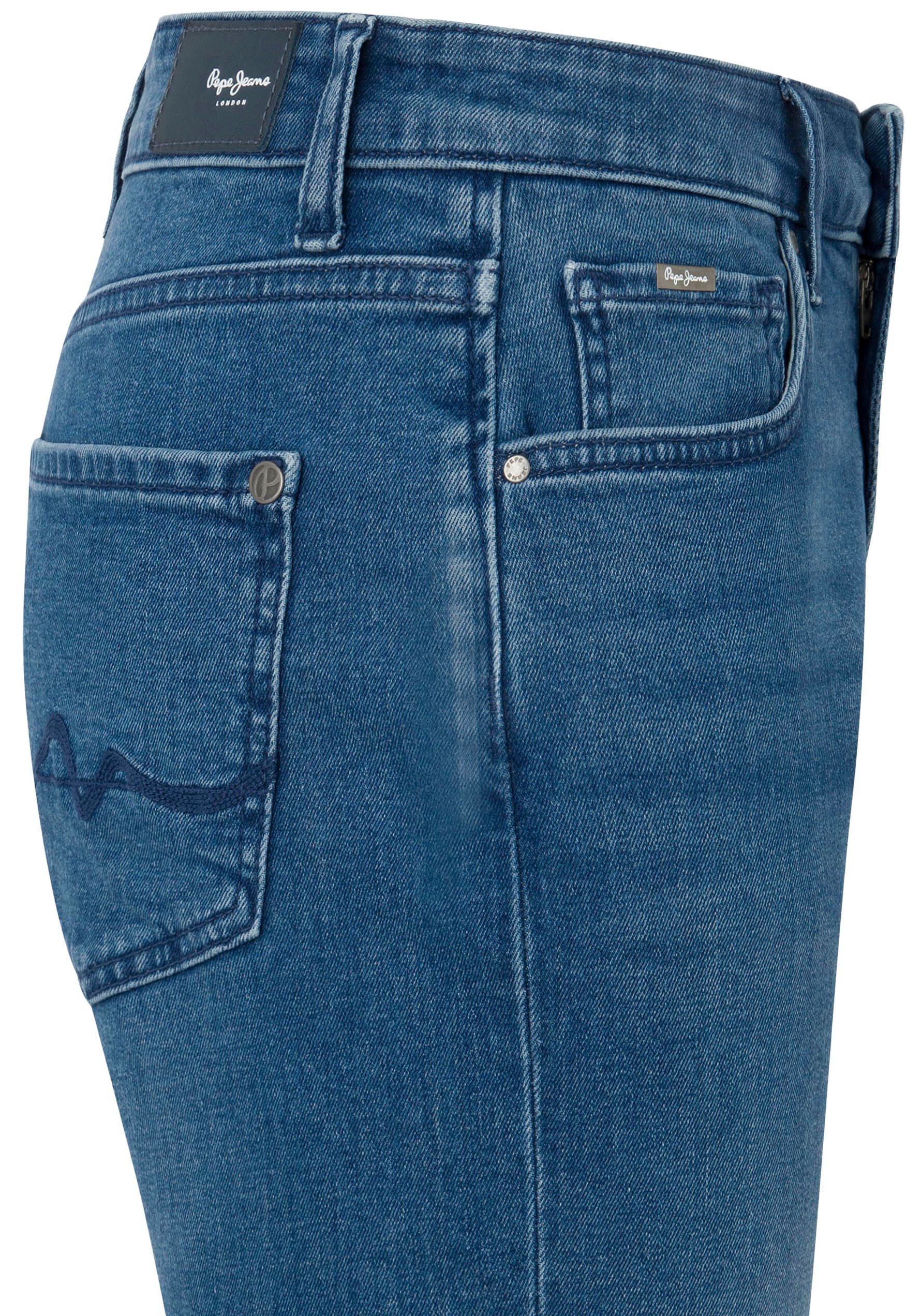 Pepe Jeans Caprijeans »SKINNY CROP«, mit kleinen Schlitzen