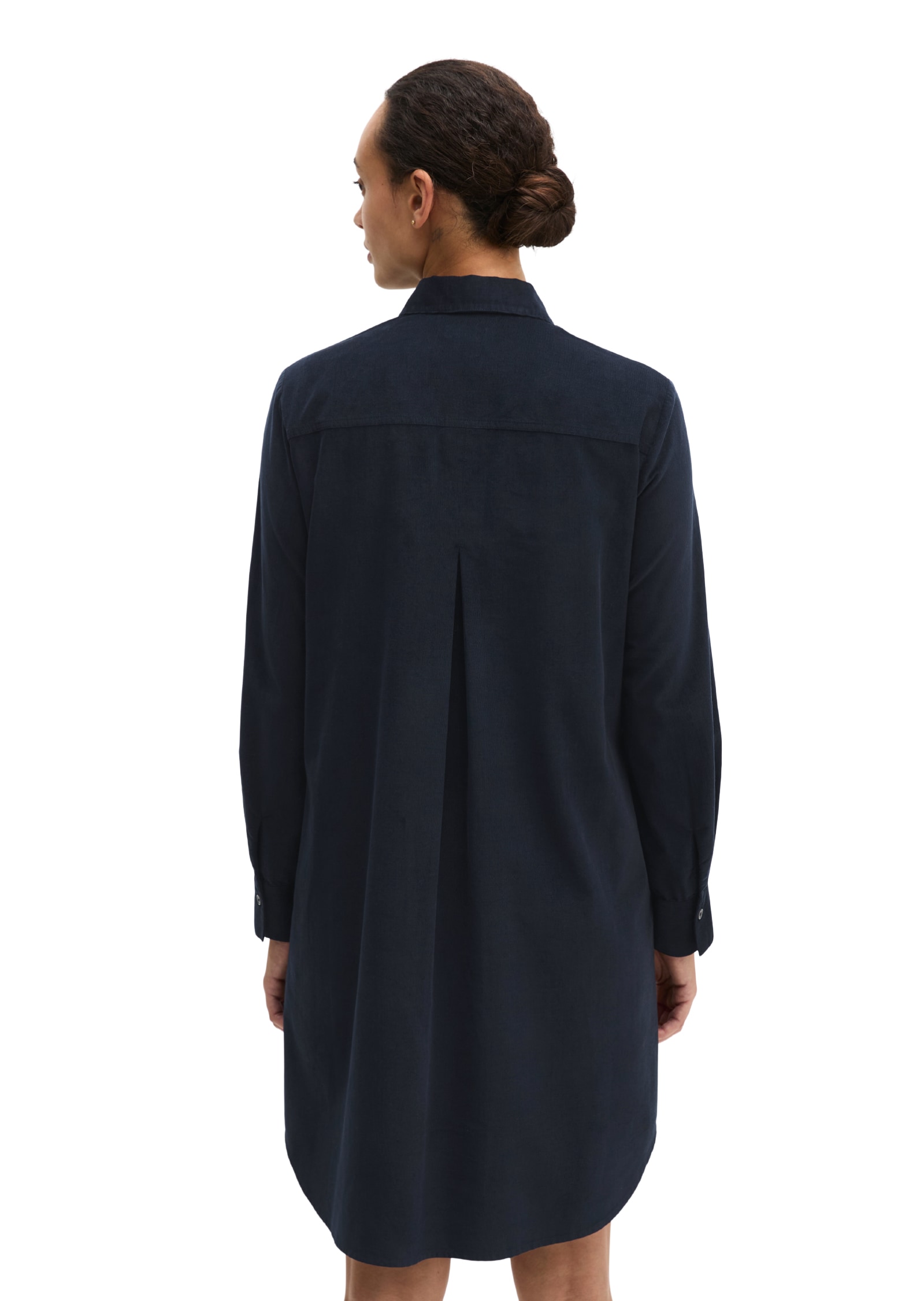 Marc O'Polo Hemdblusenkleid Eingrifftaschen aus weichem Cord