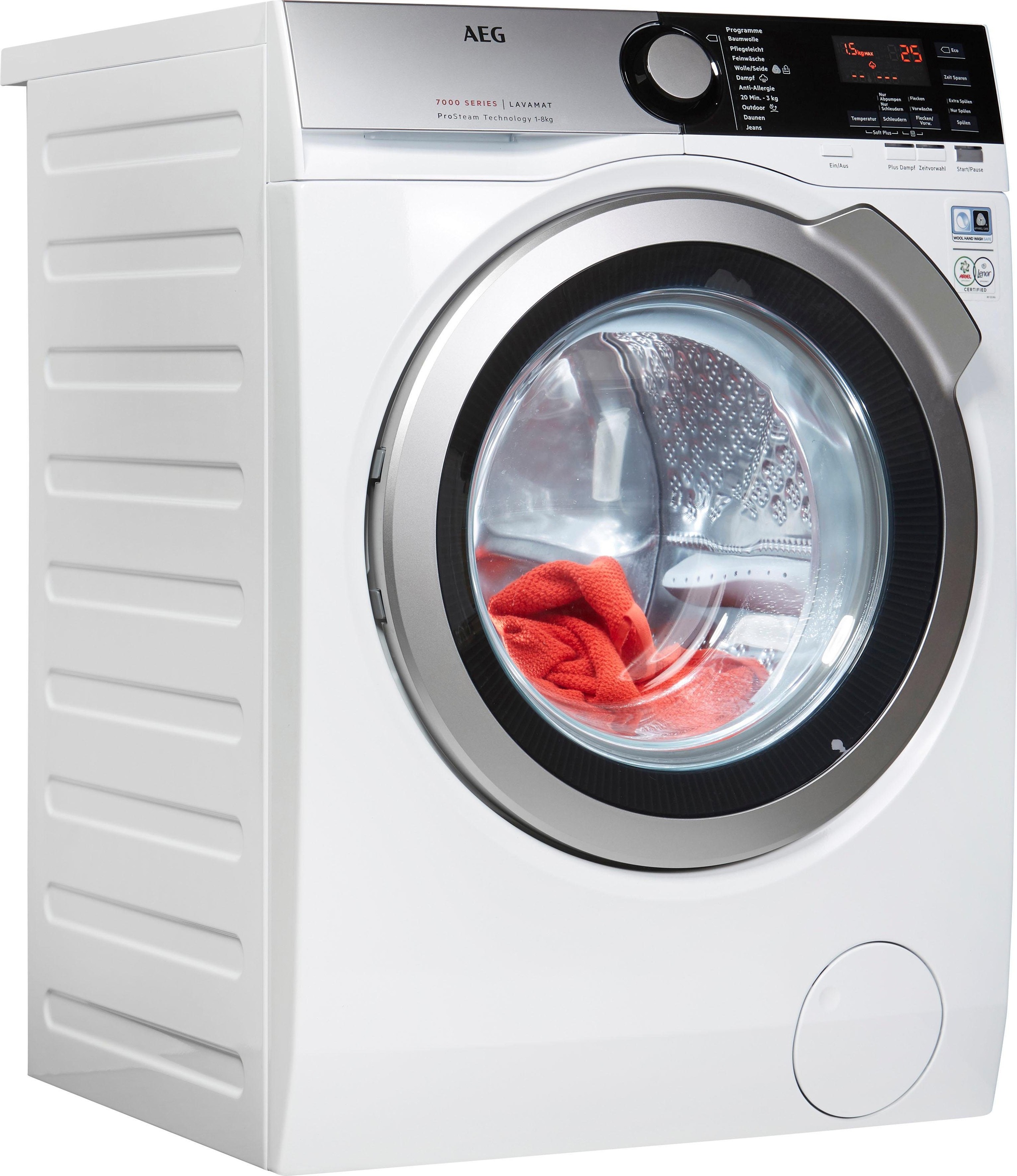 AEG Waschmaschine »L7FE77485«, 7000, L7FE77485, ProSteam - Auffrischfunktion