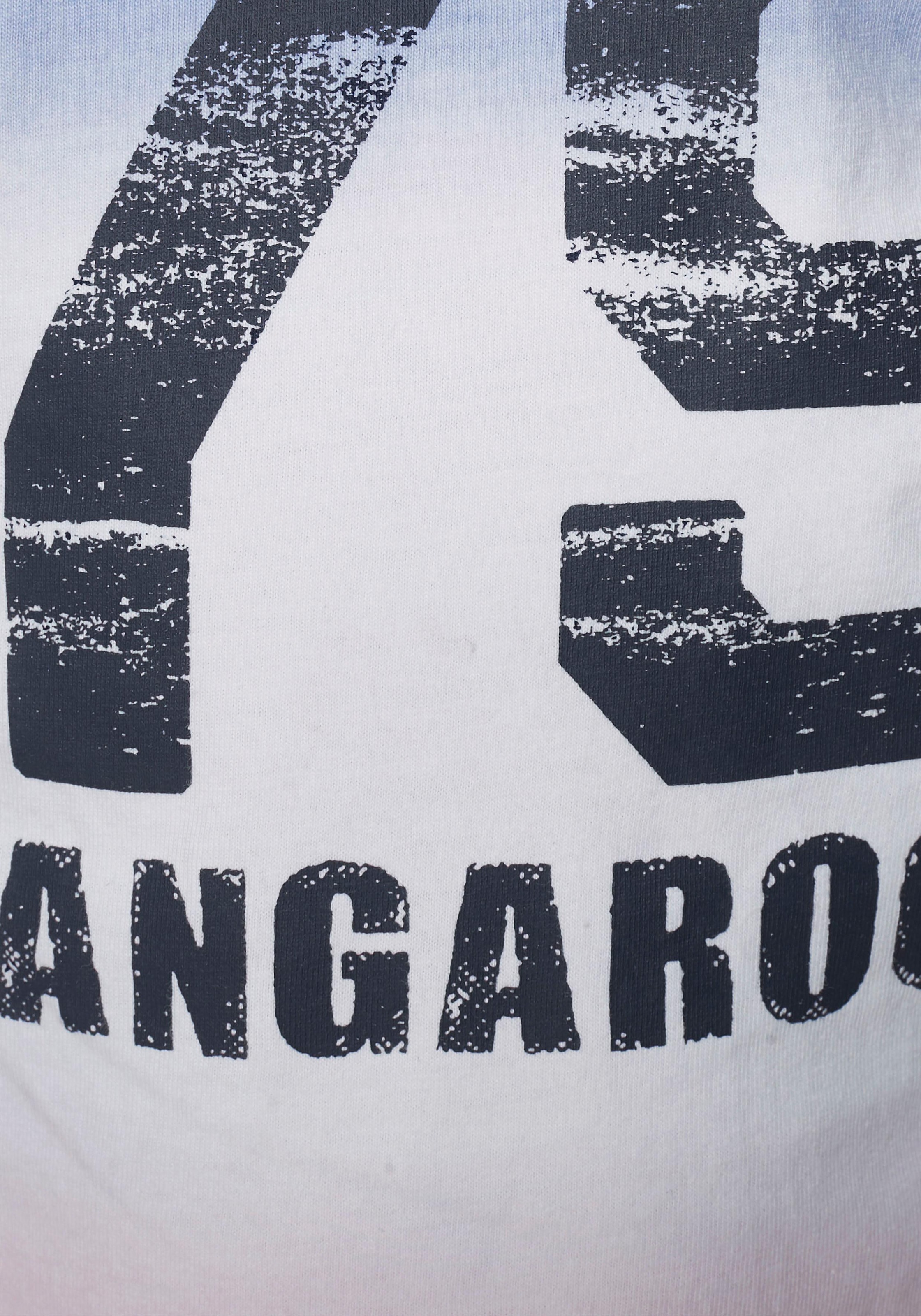 KangaROOS Langarmshirt, mit modischem Farbverlauf