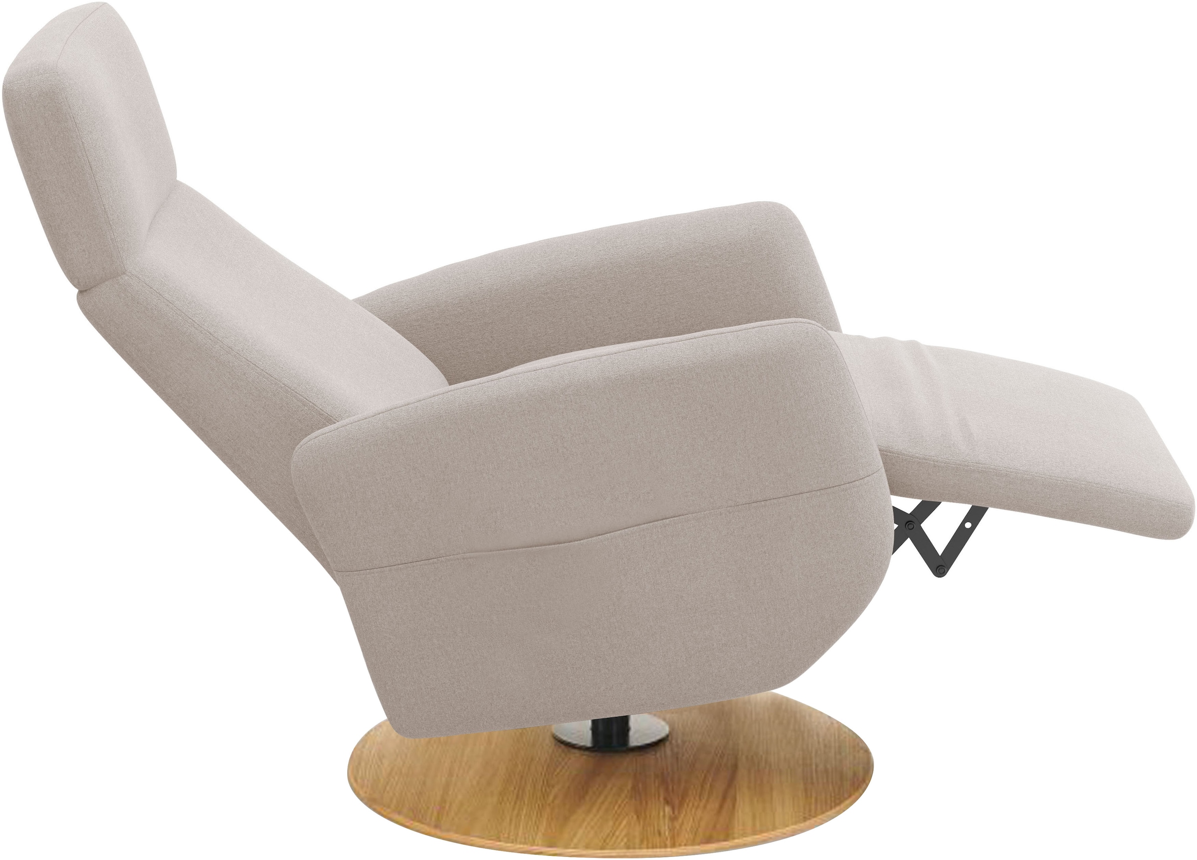 Home affaire TV-Sessel »Rochelle, inkl. Kopfteilverstellung & 360° Drehfunktion«, (1 St.), TV-Sessel mit Drehfunktion 360 Grad