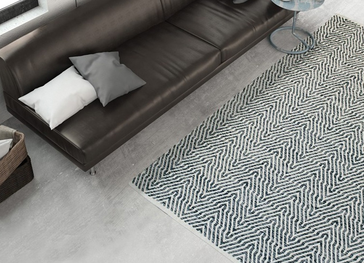 calo-deluxe Teppich »Luba 433«, rechteckig, 7 mm Höhe, reine Baumwolle, handgewebt, Wohnzimmer, Kinderzimmer