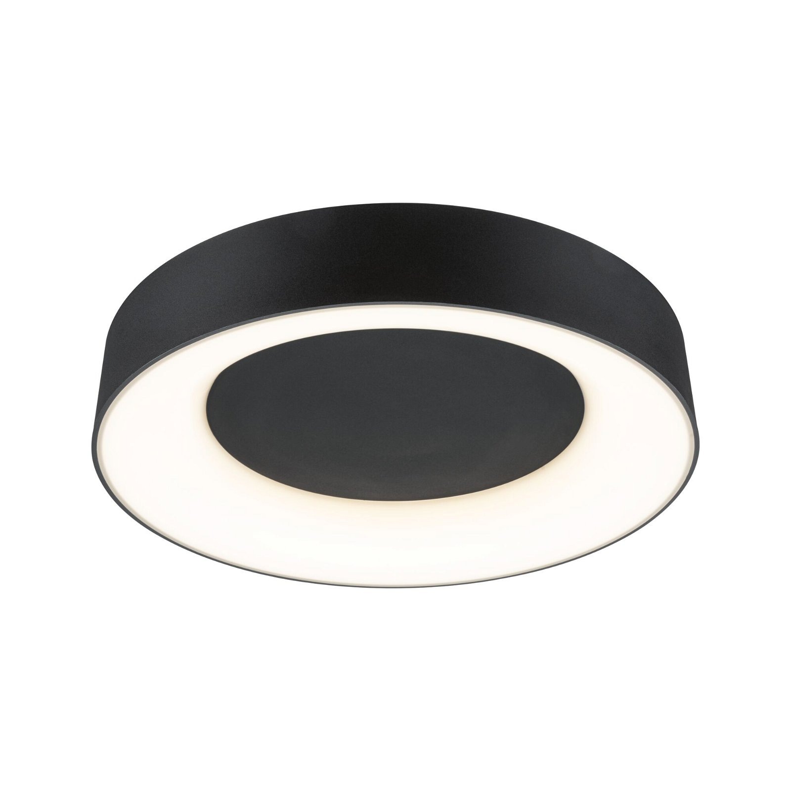 Paulmann LED Deckenleuchte »Casca IP44 White Switch 2100lm 230V 23W Schwarz matt«, 1 flammig