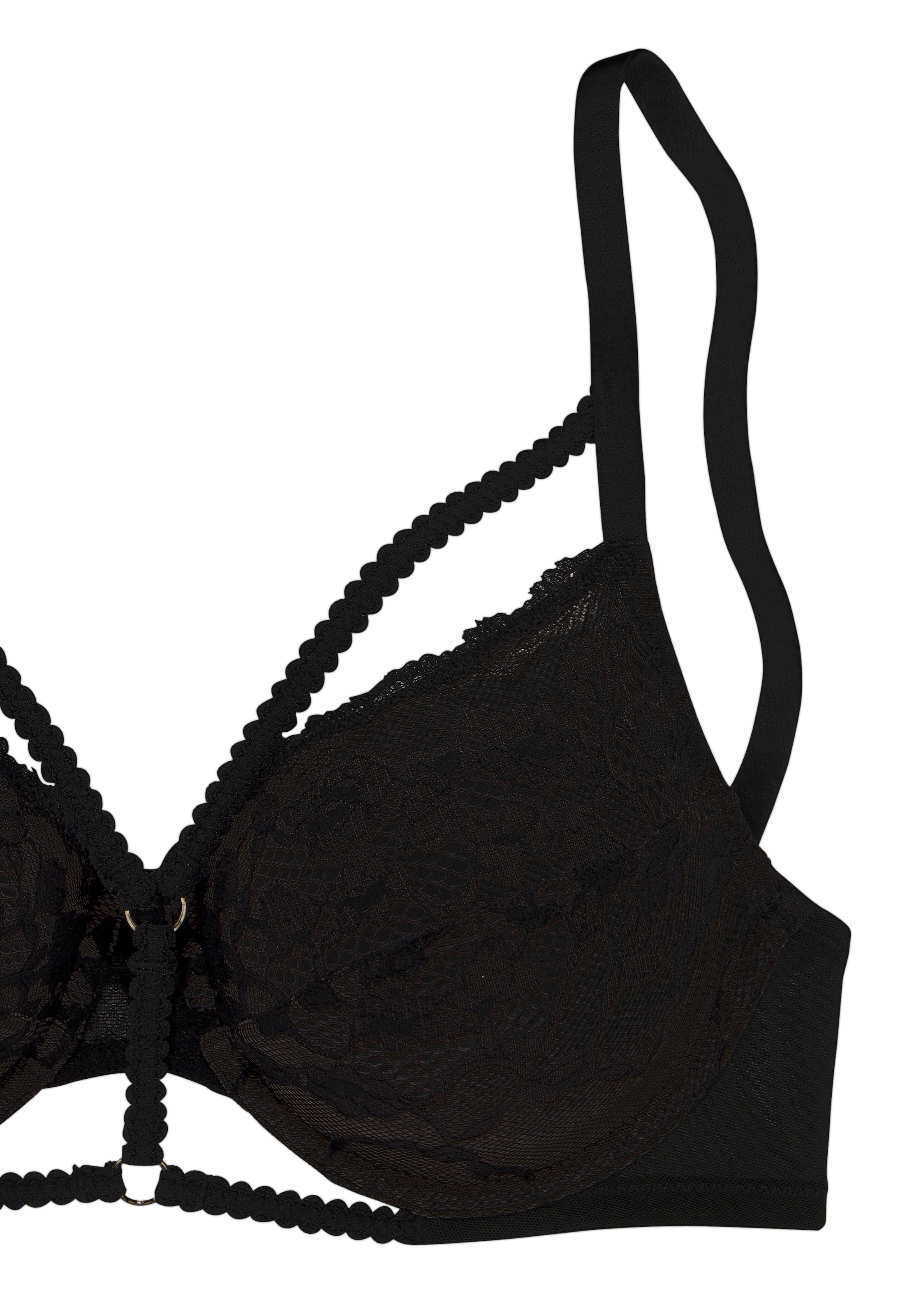 petite fleur gold Bügel-BH, mit einzigartiger Bänder-Optik, sexy Dessous, Reizwäsche
