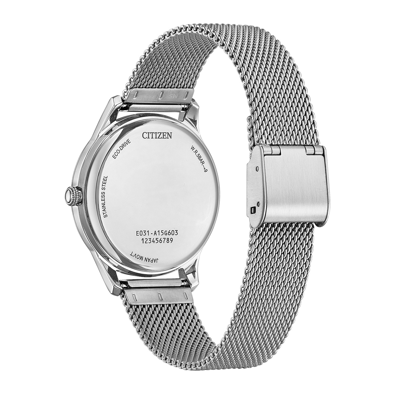 Citizen Solaruhr »Elegance / Mesh« Armbanduhr, Damenuhr, Edelstahlarmband, analog