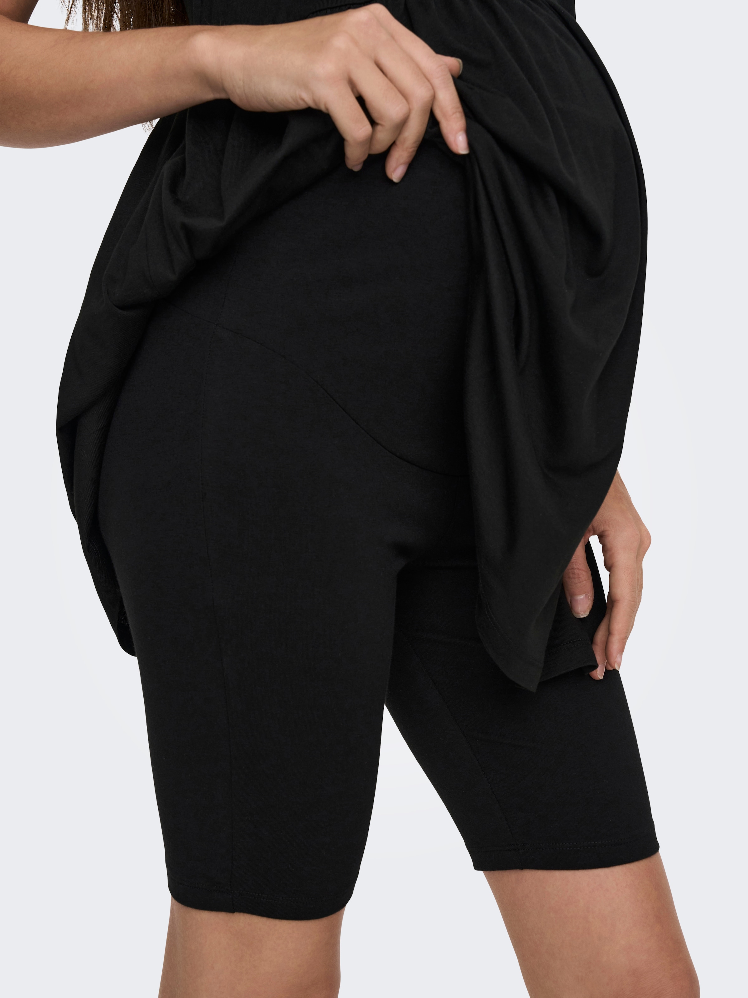ONLY MATERNITY Umstandsshorts »OLMLOVELY SHORTS JRS MAT 2 PACK AOP«, (Packung, 2 tlg.)