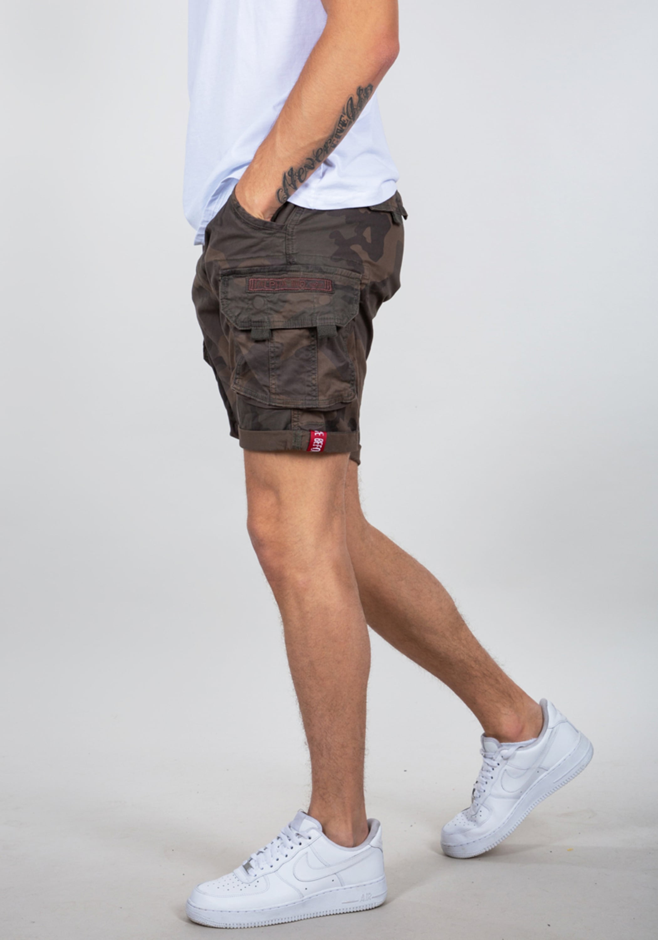 Alpha Industries Shorts »Crew Short Camo«